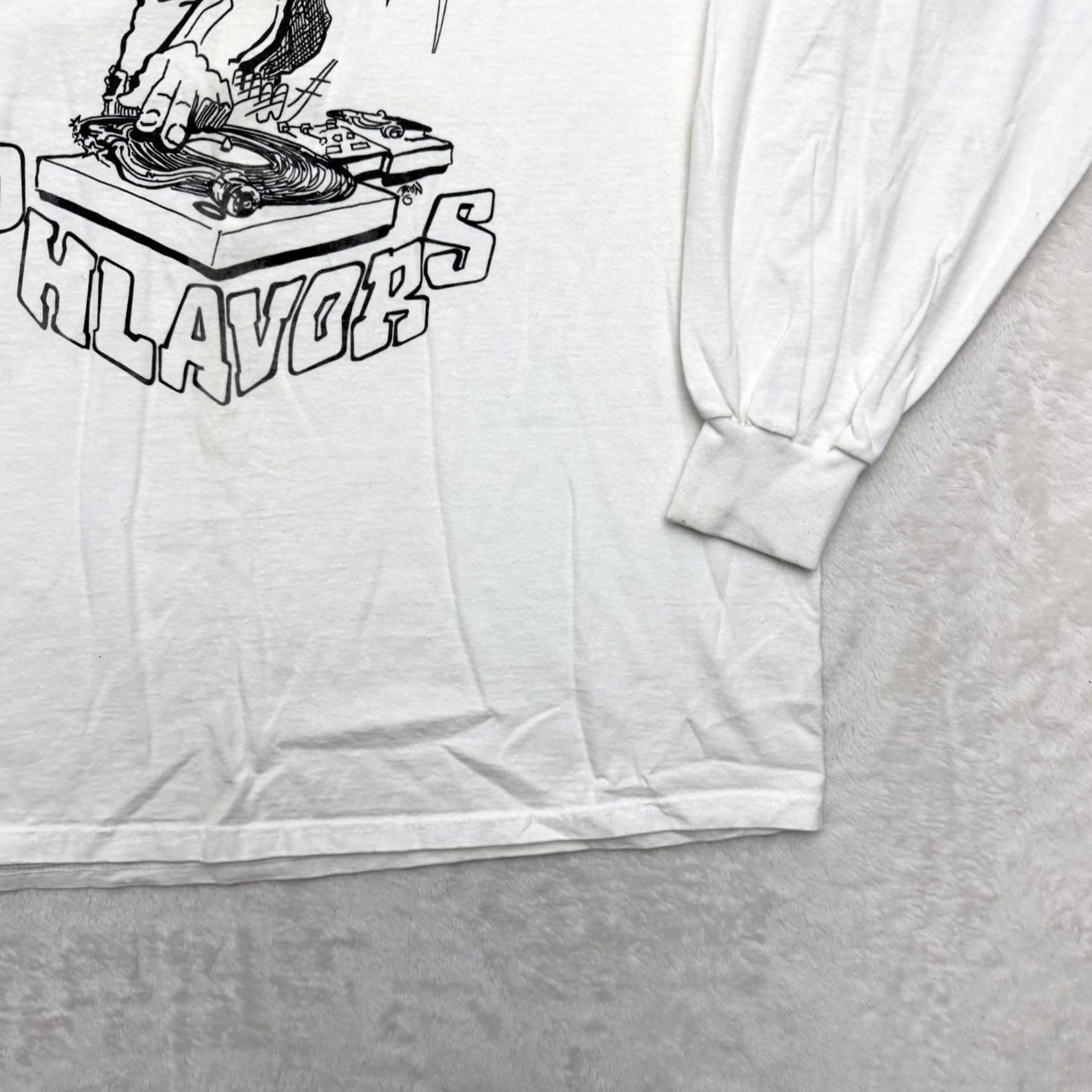 Vintage Alleyway Phat Phlavors Shirt Mens 2XL White Long Sleeve DJ Mixtape Hip Hop Shirt Mens 2XL White Long Sleeve Graphic Print Crew Neck Cotton N/A Size US XXL / EU 58 / 5 - 5 Thumbnail