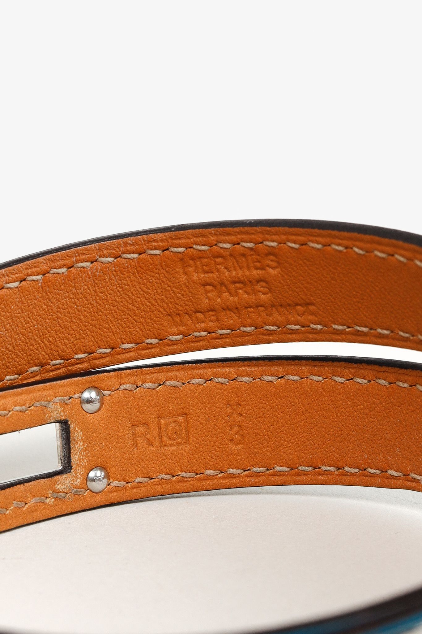 Hermes Hermes Kelly Double Tour Malachite Leather Bracelet Size ONE SIZE - 5 Thumbnail