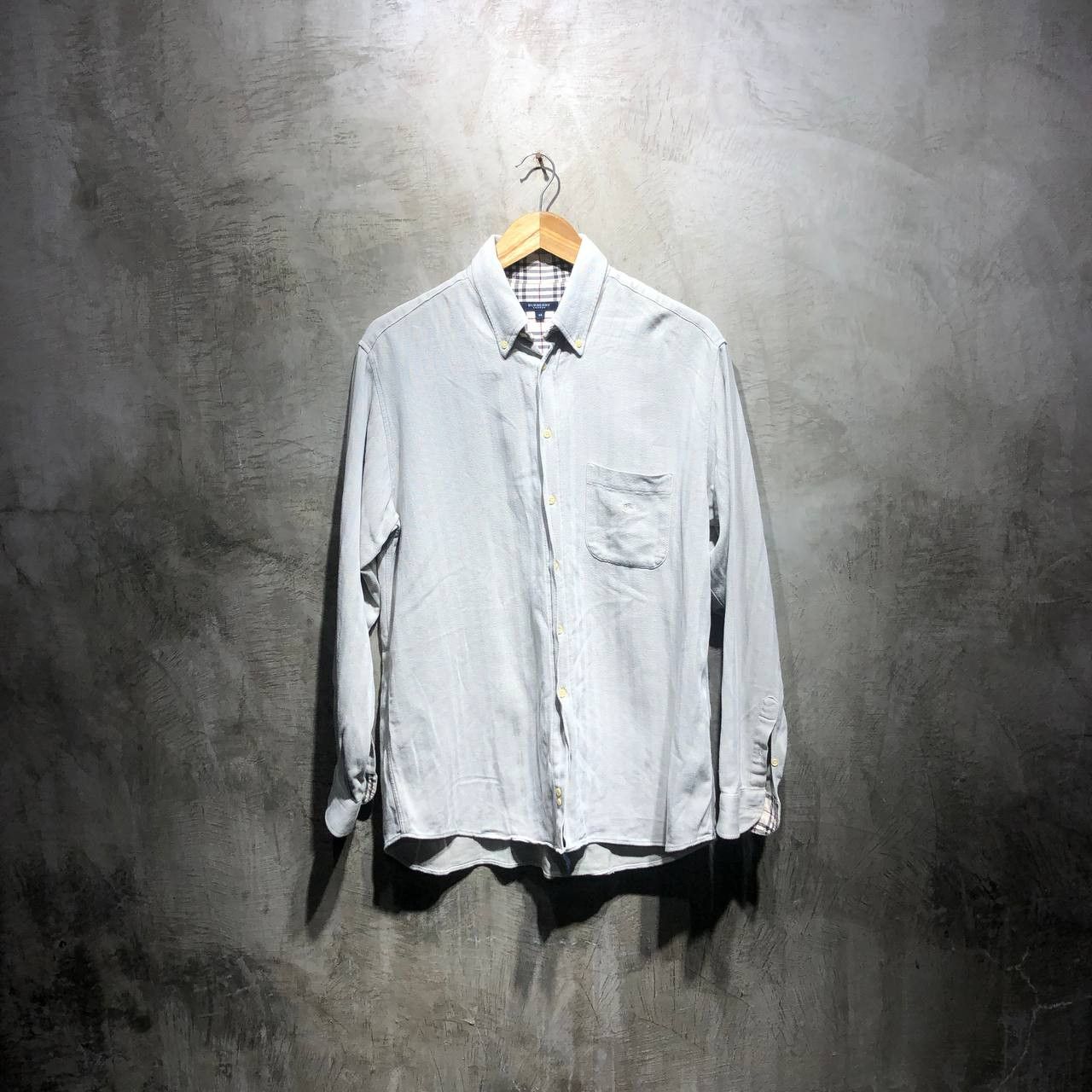 Burberry Burberry Small logo button down long sleeves Size US L / EU 52-54 / 3 - 1 Thumbnail