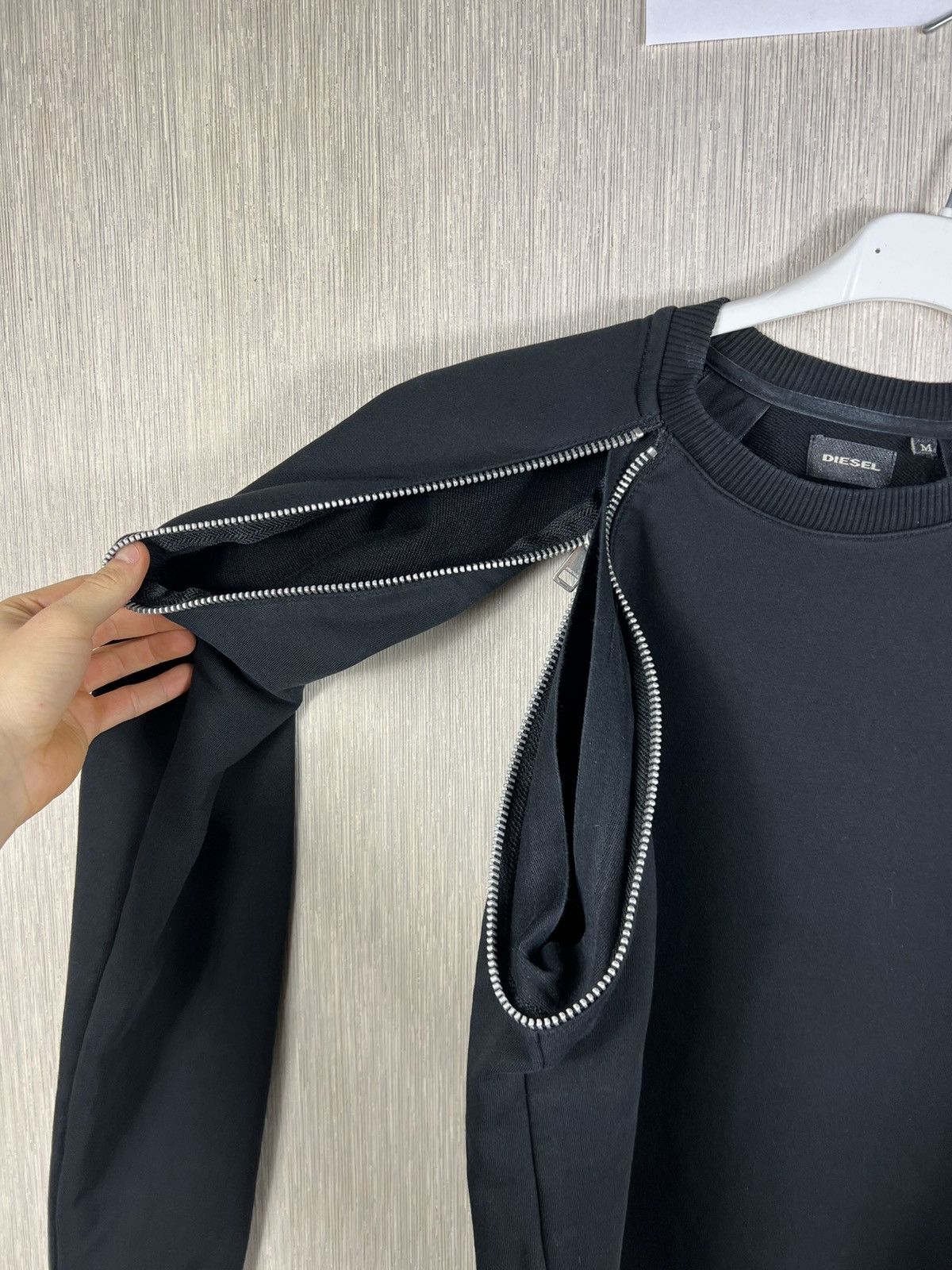 Diesel Vintage Diesel avant garde zippers crewneck opium sweatshirt Size US M / EU 48-50 / 2 - 17 Thumbnail