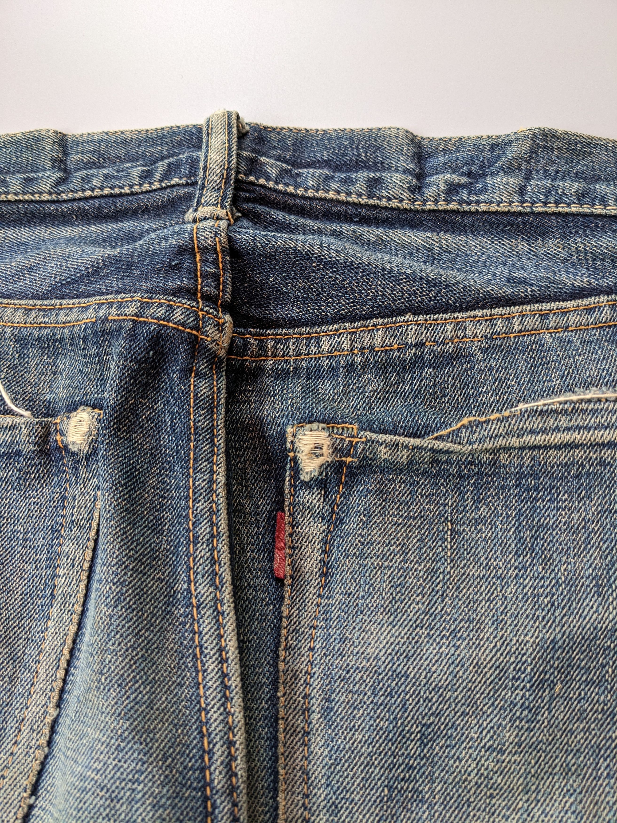 Pherrow's Vintage Pherrow Stormy Blue selvedge jeans Size US 31 - 6 Thumbnail