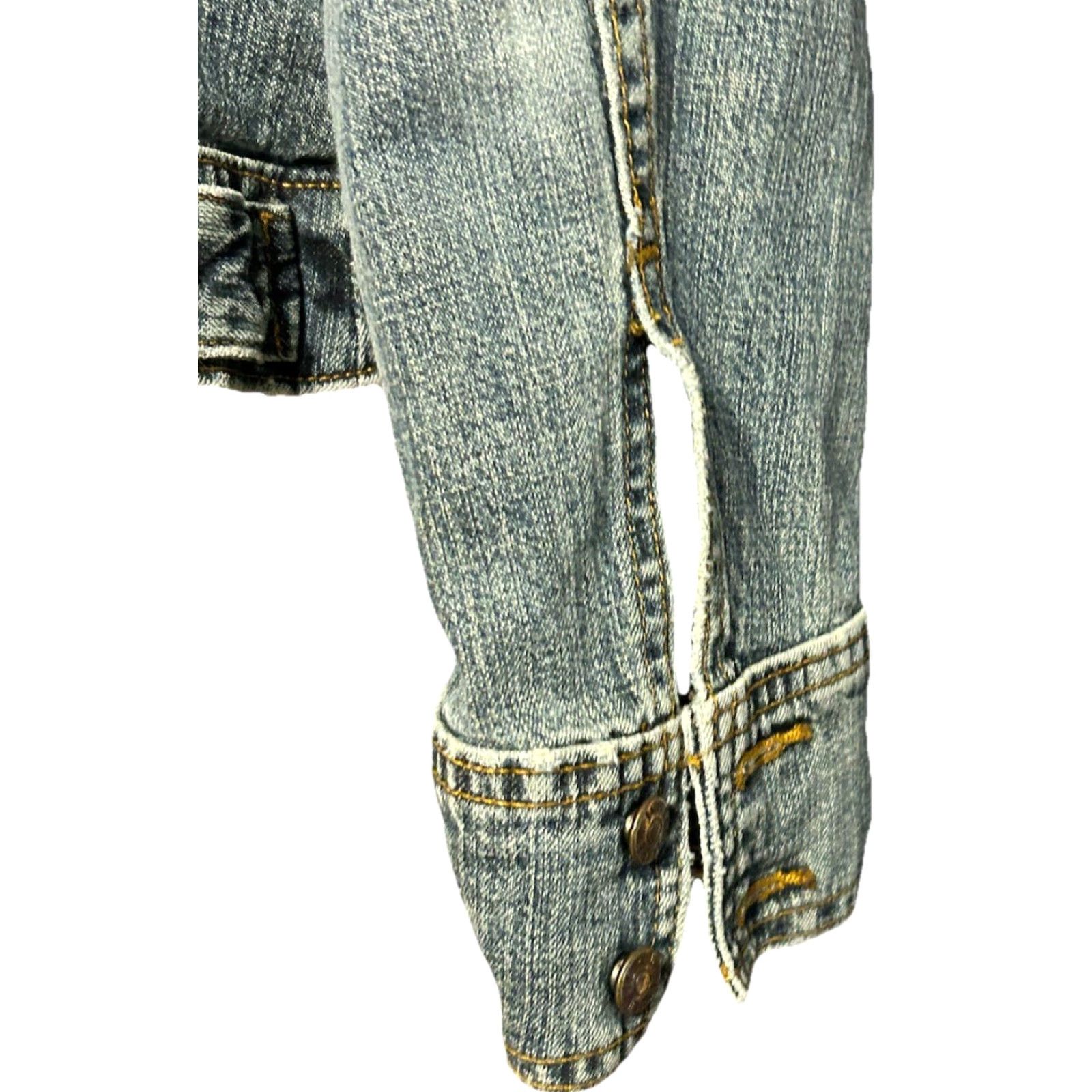 J.Crew VINTAGE J. Crew Blue Denim Jean Jacket Women Large Trucker Style Style#63092 Pockets Jeans Jacket Size 36" / US 14 / IT 50 - 6 Thumbnail