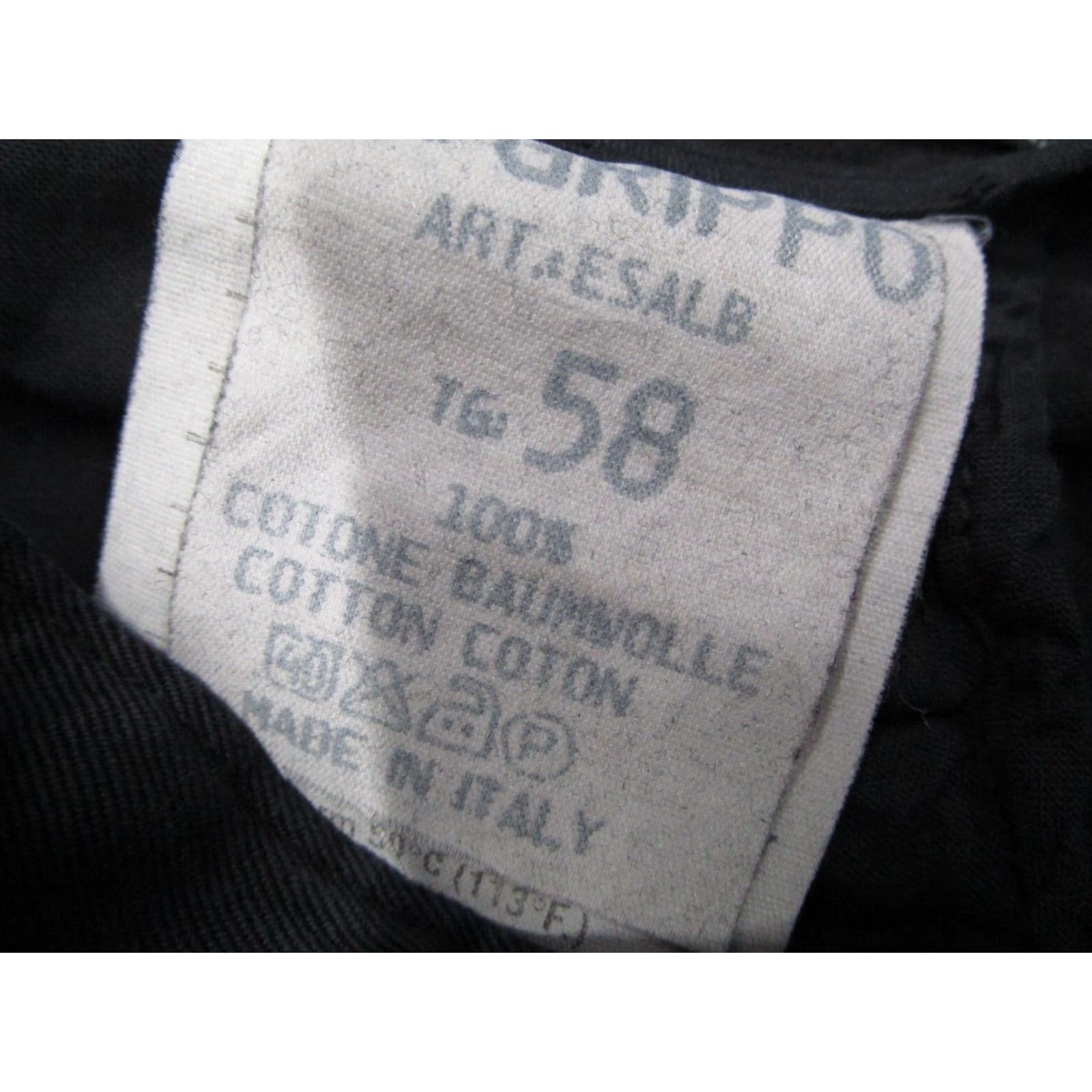 Ermenegildo Zegna VINTAGE Ermenegildo Zegna Pants Mens 38 Waist Black Chino Straight Fit Cuffed Pleated Designer Size US 38 / EU 54 - 4 Thumbnail