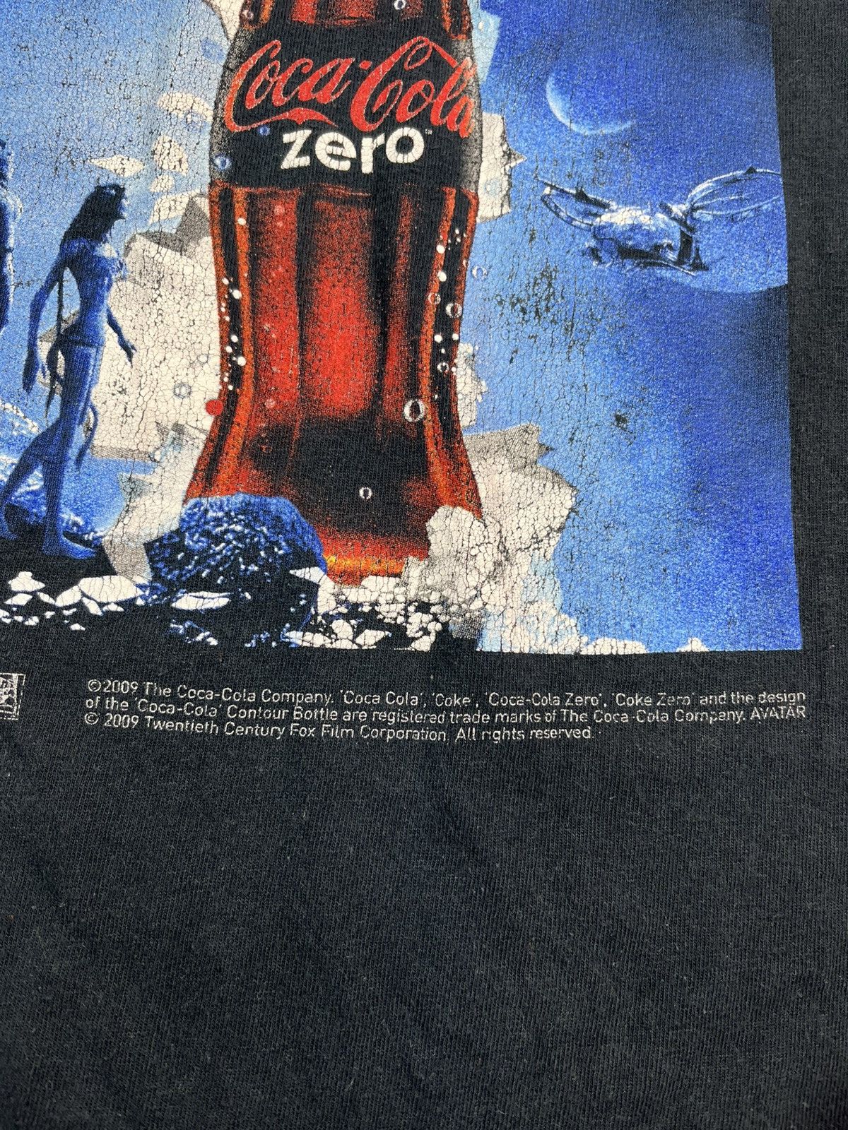 Coca Cola Vintage AVATAR Promo By Coca Cola Zero Very Rare T Shirt Size US M / EU 48-50 / 2 - 5 Thumbnail