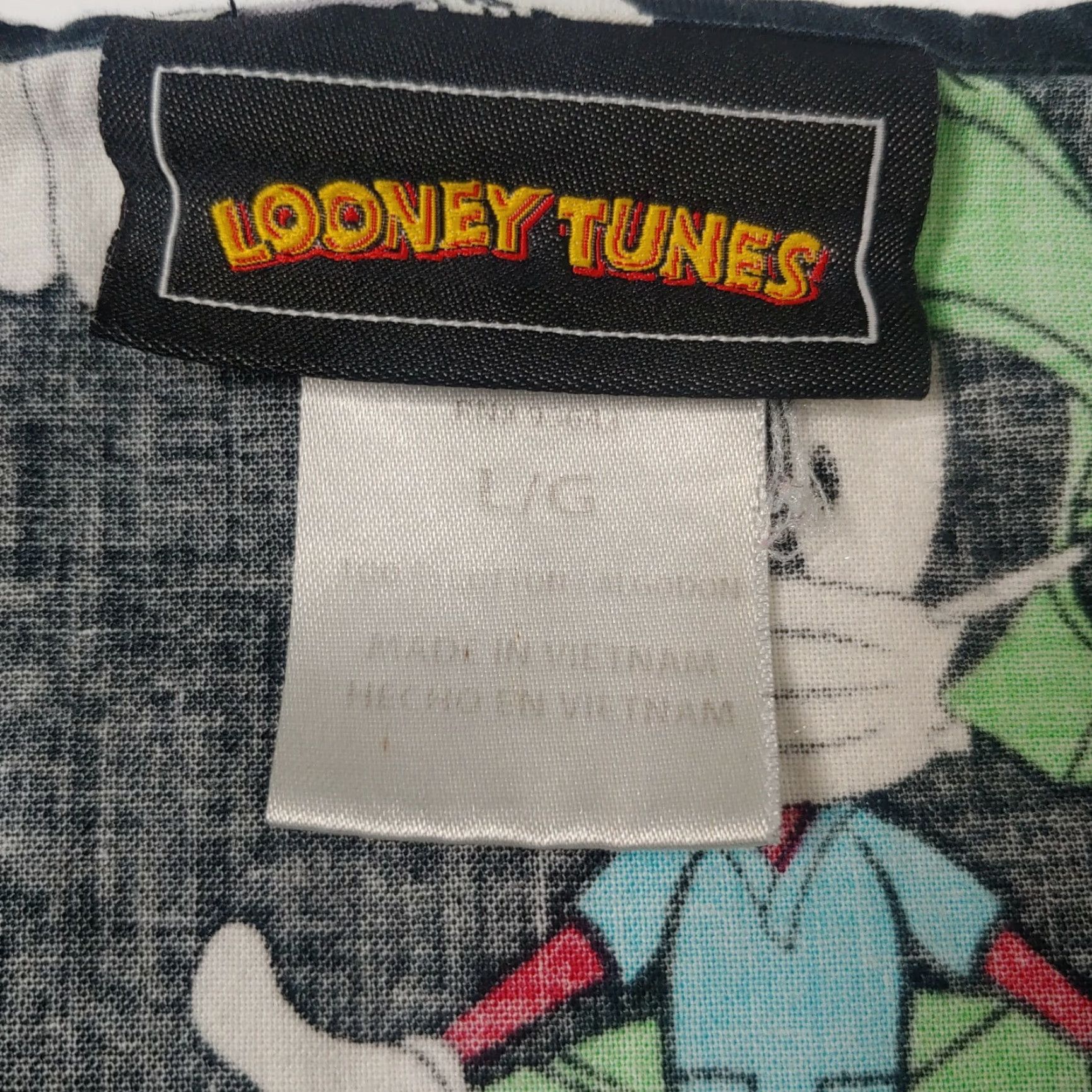 Vintage VINTAGE Looney Tunes Scrub Top - Women's L Orthodontist Dentist Black V-Neck Braces Smiles Shirt Size L / US 10 / IT 46 - 6 Thumbnail