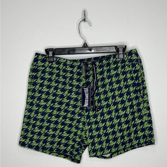 Vilebrequin Vilebrequin Fish Foot Swim Trunks Shorts Blue Green Men’s Sm Size US 30 / EU 46 - 2 Thumbnail