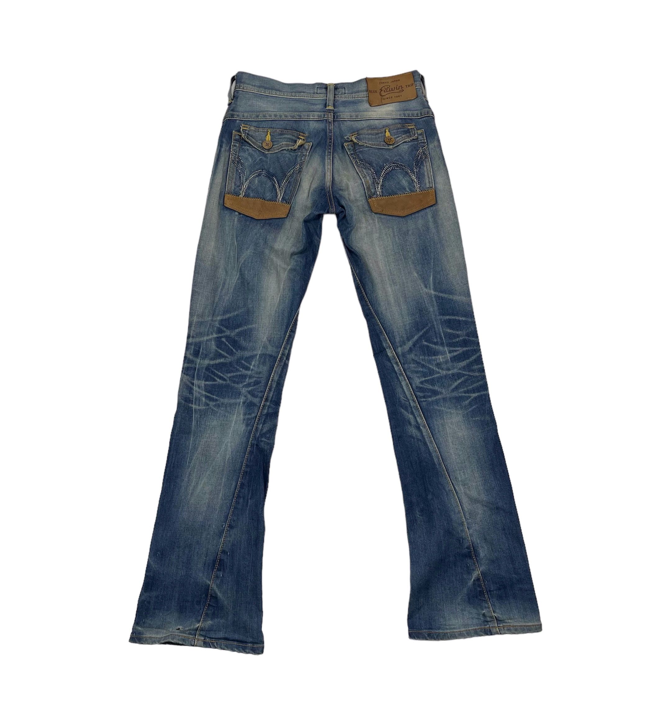 Edwin EDWIN BLUE TRIP Flare Denim Jeans #1288/AS Size US 28 / EU 44 - 12 Thumbnail