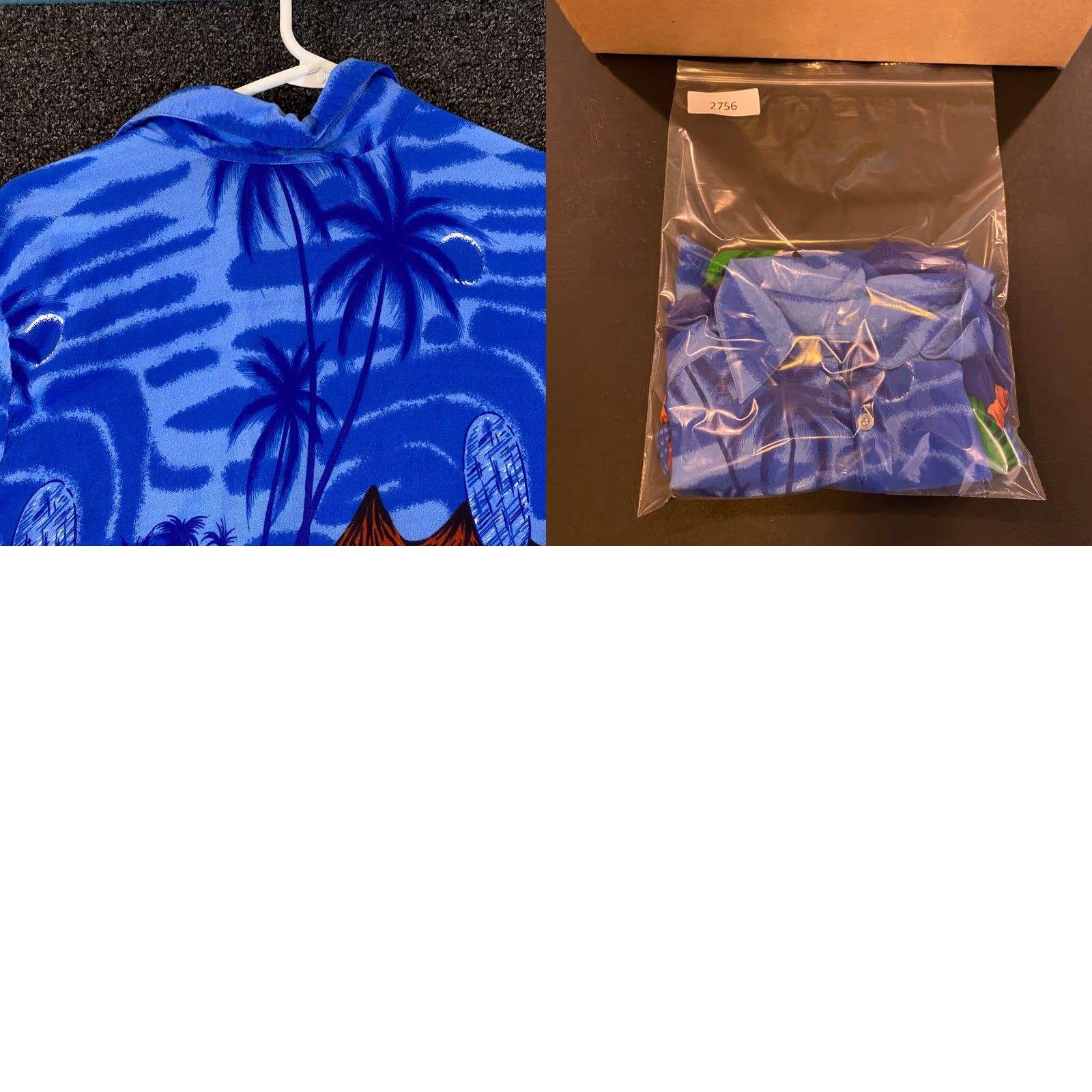 Vintage VINTAGE Hawaiian Shirt Mens Medium Blue Floral Button-Up Top Short Sleeve Casual Shirt Size US M / EU 48-50 / 2 - 8 Thumbnail