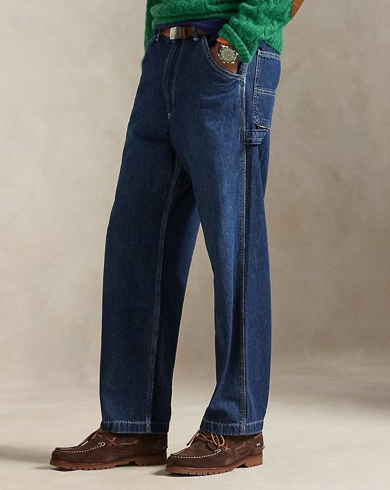 Polo Ralph Lauren Ralph Lauren Polo Dungaree Fit Carpenter Jean Blue Size 34 Size US 34 / EU 50 - 2 Thumbnail