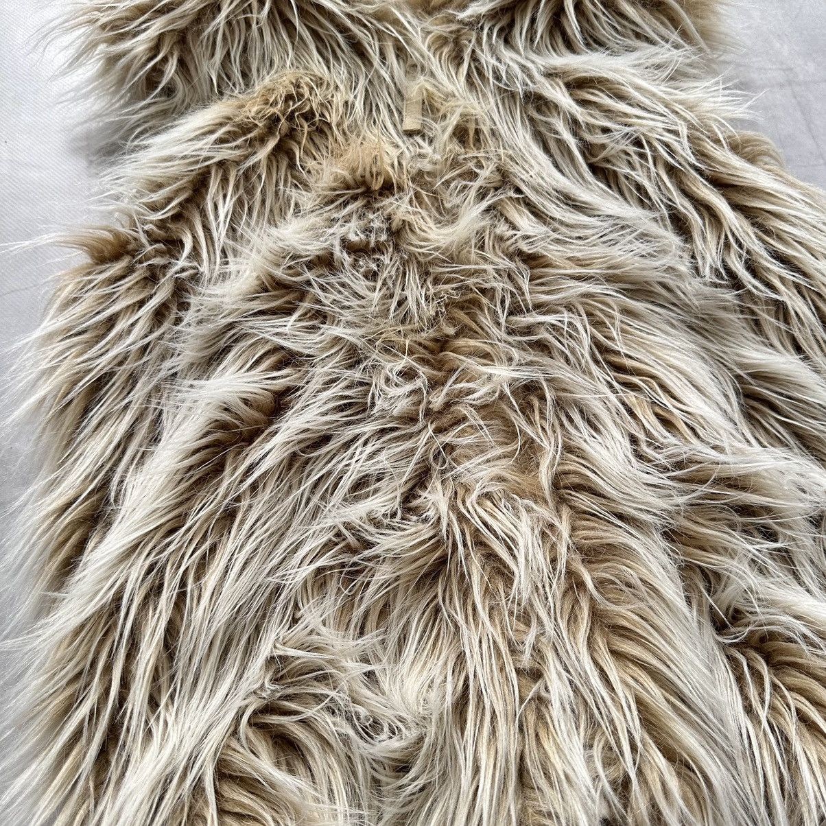 Hysteric Glamour × Undercover Fuzzy LGB If Six Was Nine Style Faux Fur Zip Vest Jacket Size S / US 4 / IT 40 - 4 Thumbnail