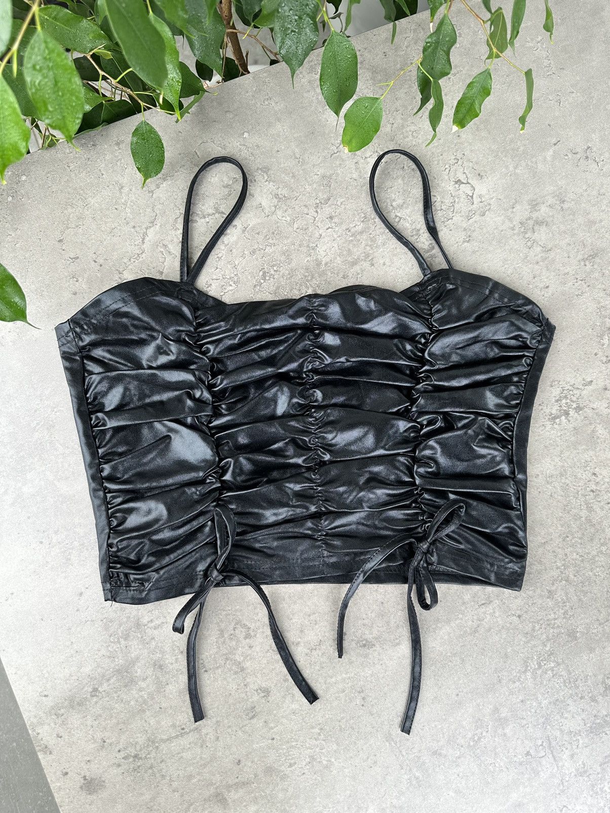 Japanese Brand Vintage Cropped Tank Top Size XS / US 0-2 / IT 36-38 - 1 Thumbnail