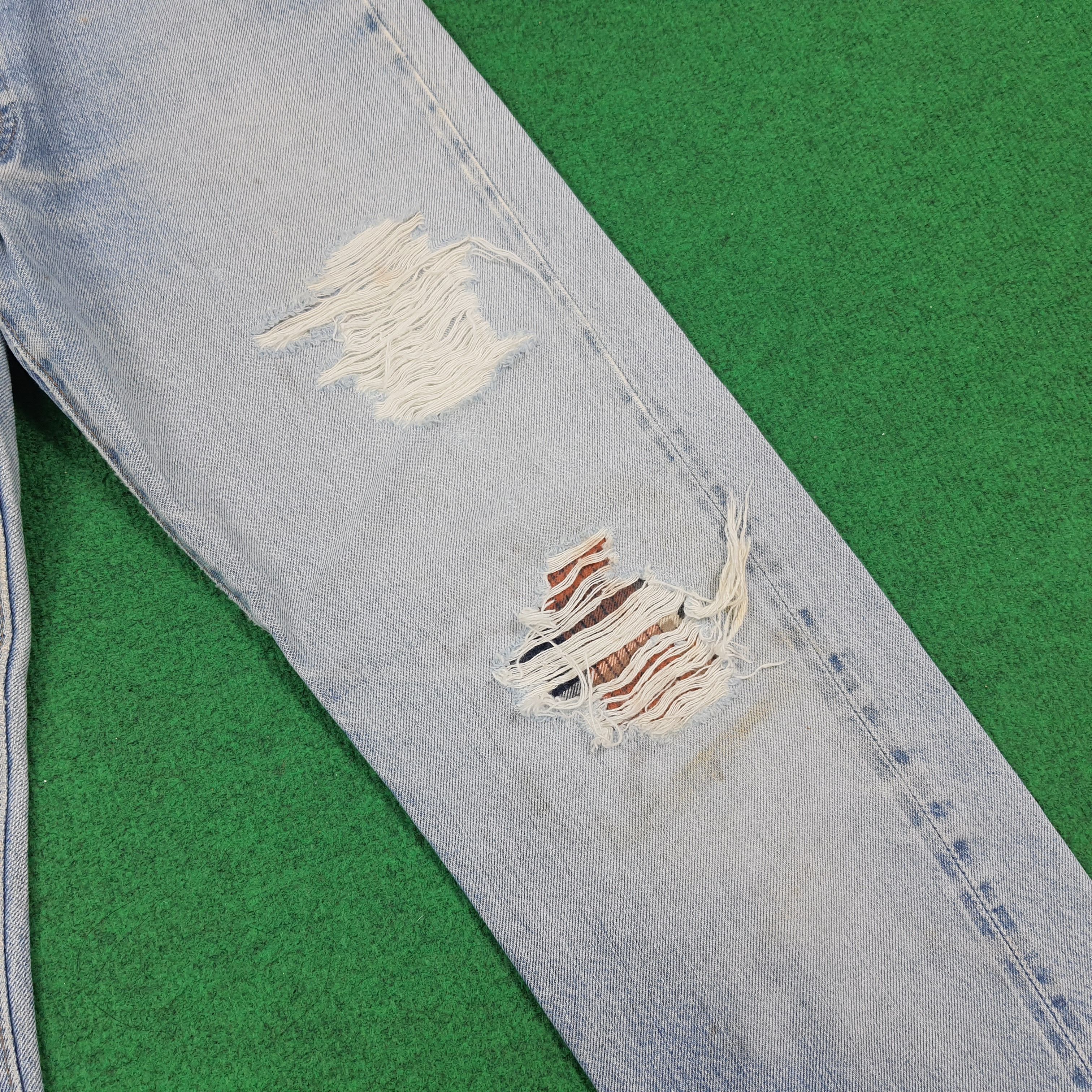Levi's Vintage Levi's 501 Custom Sashiko Repair Distressed C297N11 Size US 28 / EU 44 - 3 Thumbnail