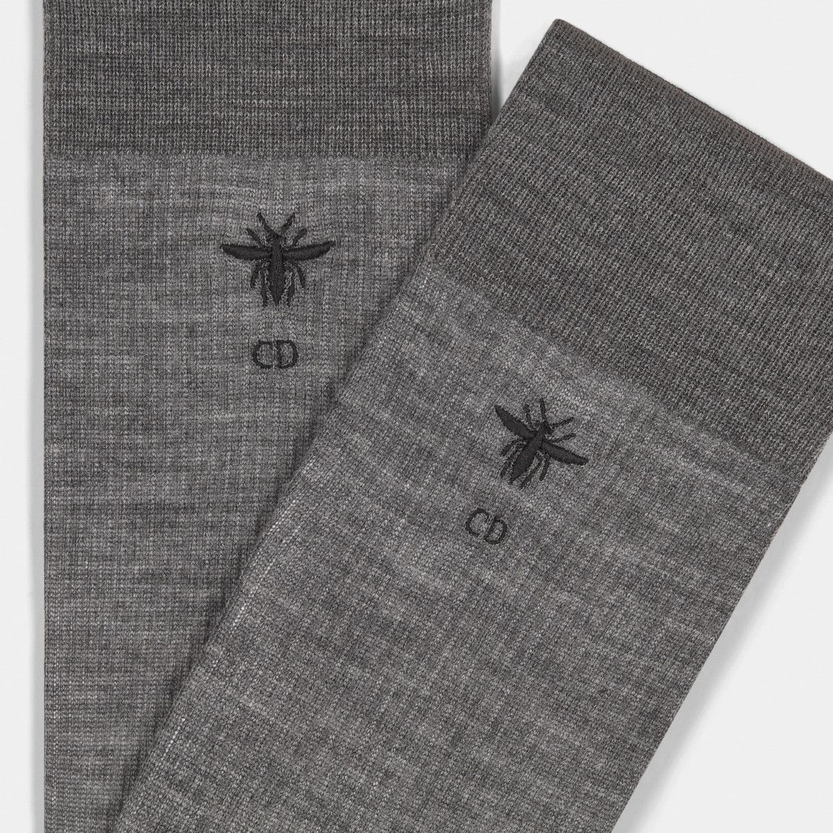 Dior o1bcso1str0226 Size:OS/Bee Socks in Grey Size ONE SIZE - 2 Thumbnail
