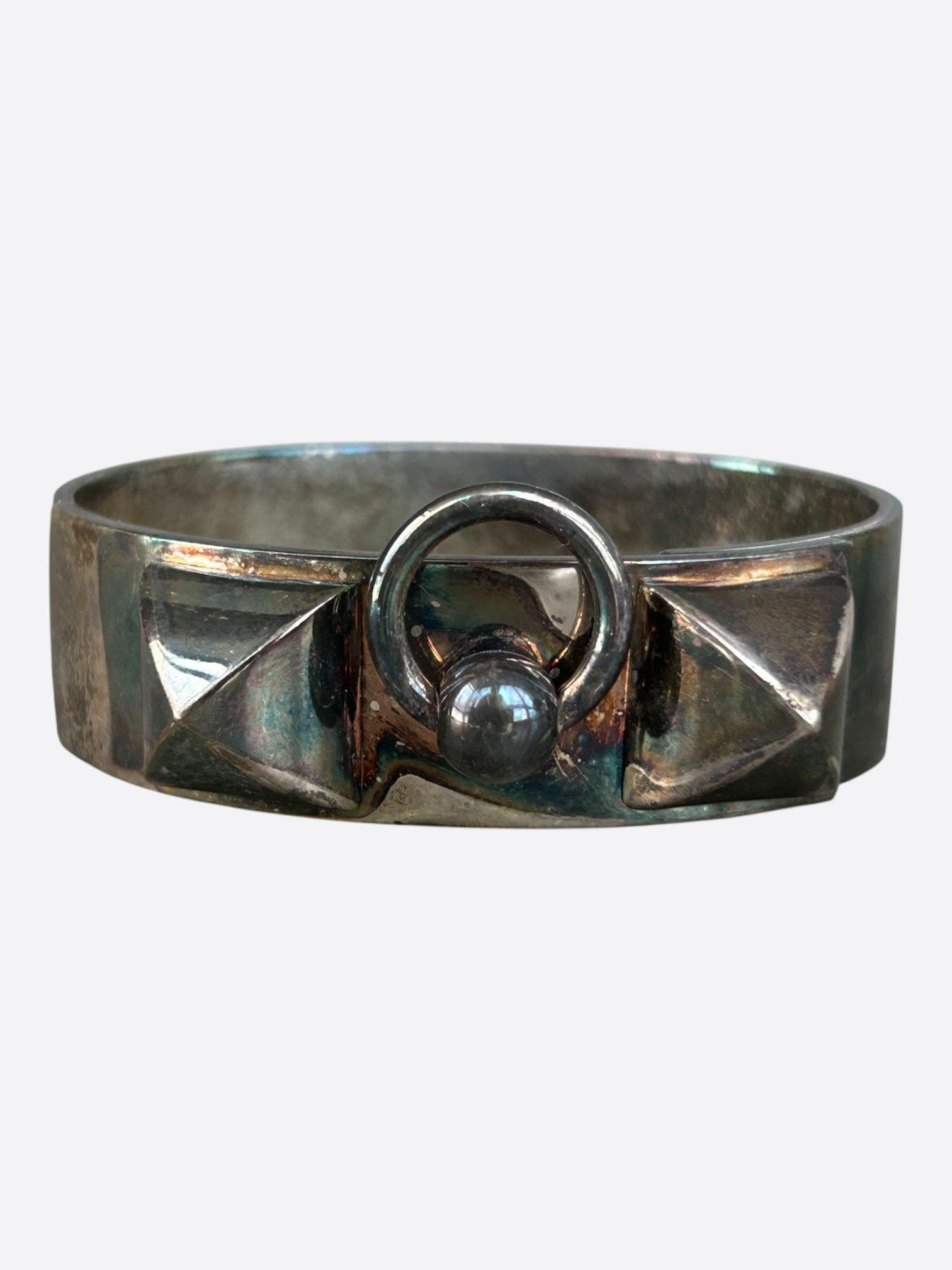 Hermes Hermes Silver Collier De Chien Bracelet Size ONE SIZE - 1 Thumbnail