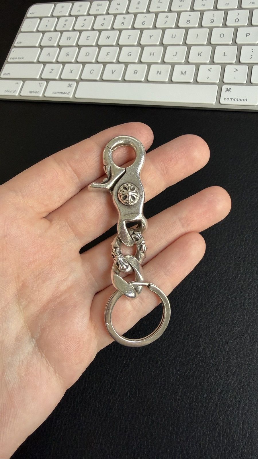 Chrome Hearts CHROME HEARTS FANCY LINK KEY RING Size ONE SIZE - 12 Thumbnail