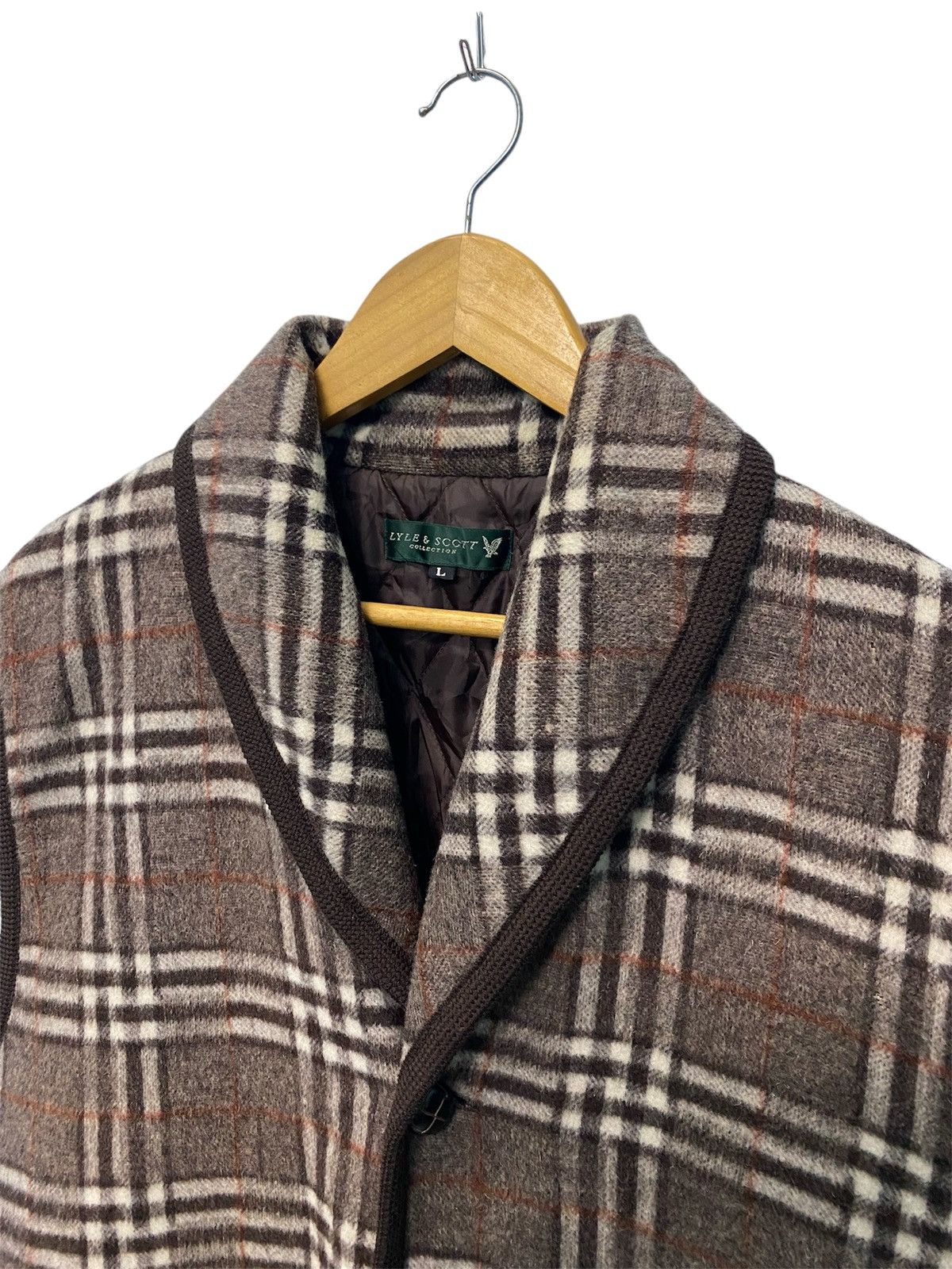 Lyle & Scott × Vintage Vintage LYLE&SCOTT wool vest jacket Size US L / EU 52-54 / 3 - 2 Thumbnail