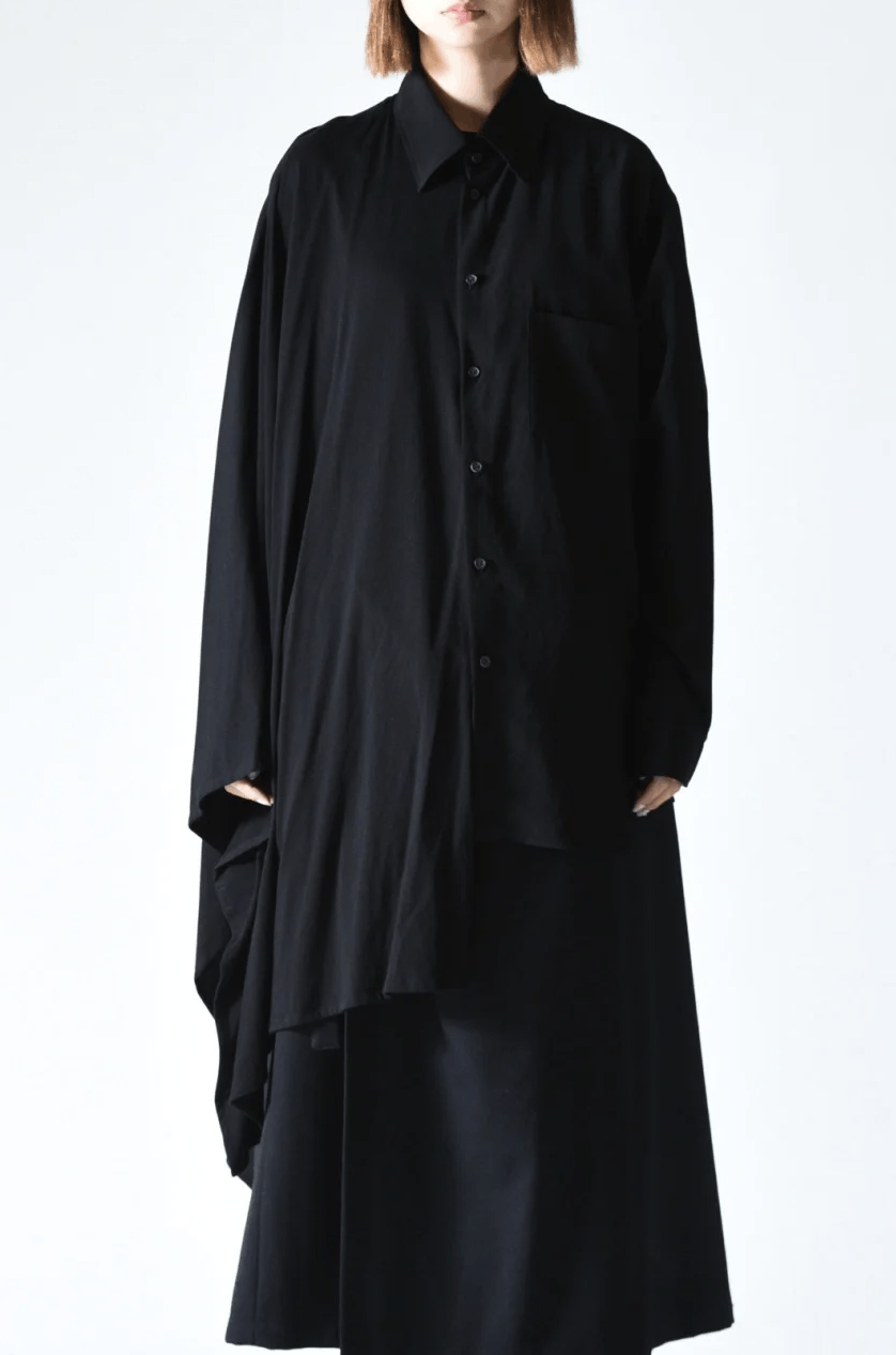 Ground Y × Yohji Yamamoto Yohji Yamamoto Ground Y - Shirt /Cloak Manto Docking Shirt Size US L / EU 52-54 / 3 - 10 Thumbnail
