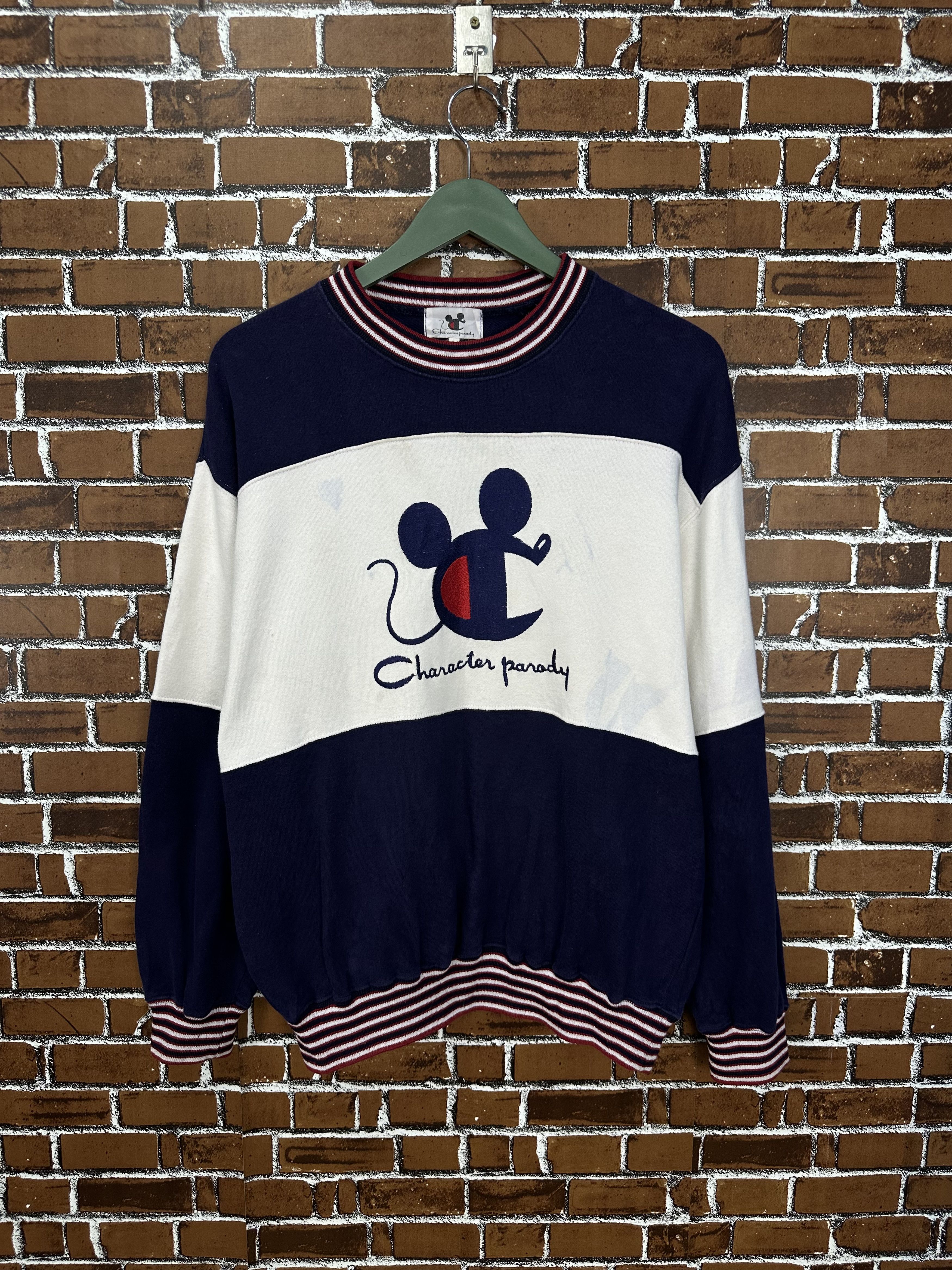 Vintage Vintage Character Parody Champion X Mickey Sweatshirt Z444 Size US M / EU 48-50 / 2 - 1 Thumbnail
