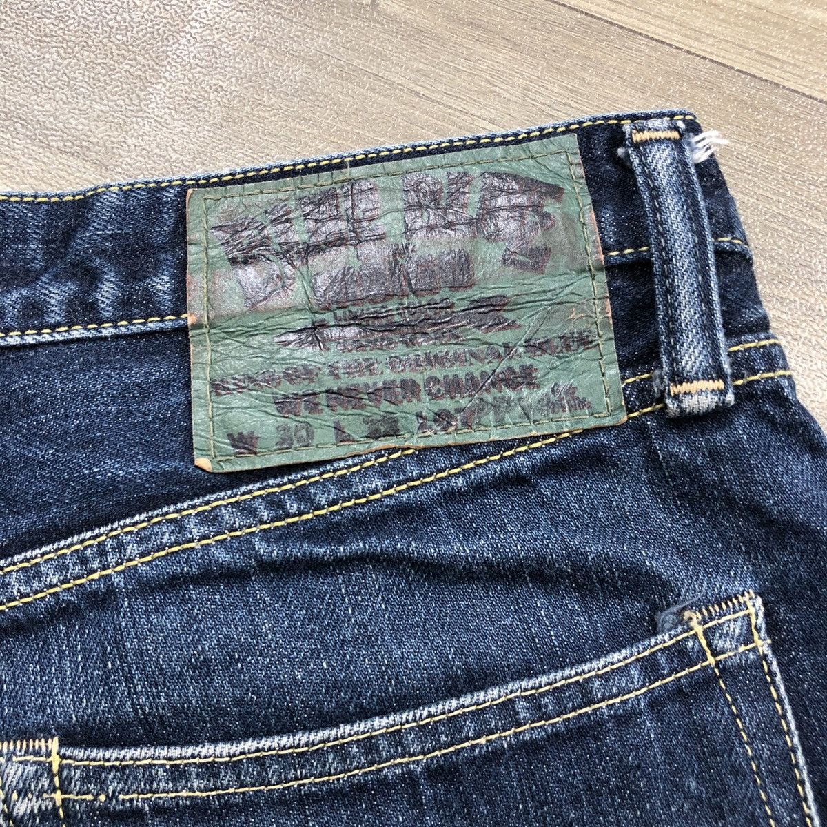 Blue Blue Japan × Japanese Brand × Vintage Vintage Blue Blue Japan Faded Jeans Size US 30 / EU 46 - 12 Thumbnail