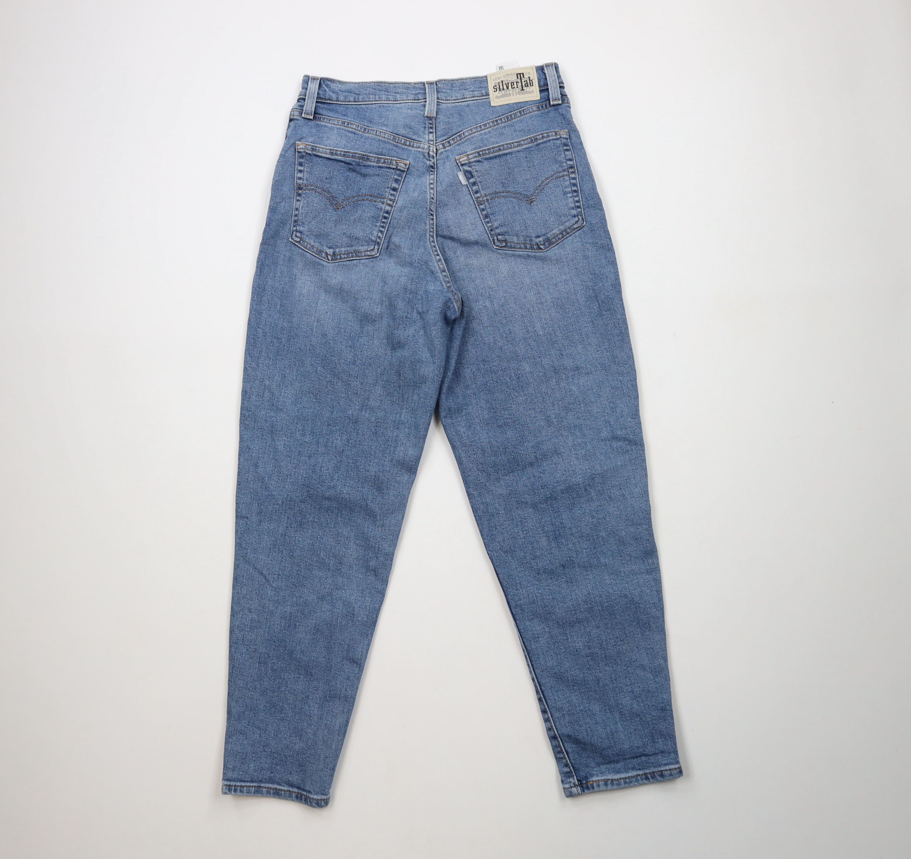Levi's × Vintage Vintage Y2K Levis SilverTab Relaxed Fit Mom Jeans Blue Size 29" - 8 Thumbnail