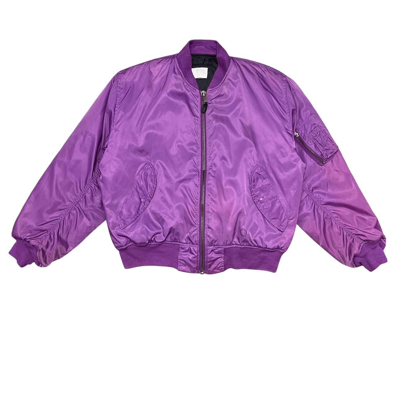 Japanese Brand 🟣 Rare Japanese Brand Bomber Jacket Vintage Size US L / EU 52-54 / 3 - 1 Thumbnail