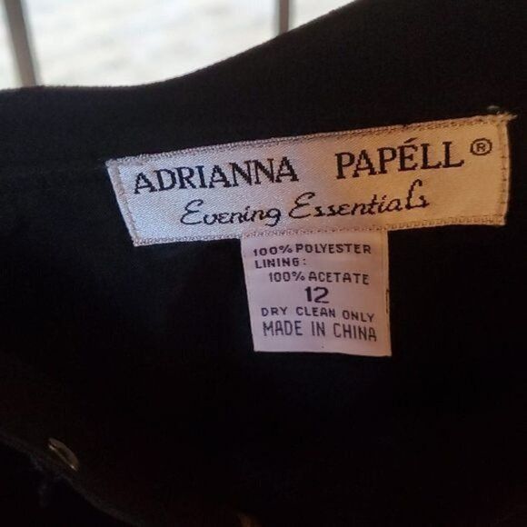Adrianna Papell Adrianna Papell Boutique Evening Embellished 100% Silk Top & Size XL / US 12-14 / IT 48-50 - 8 Thumbnail