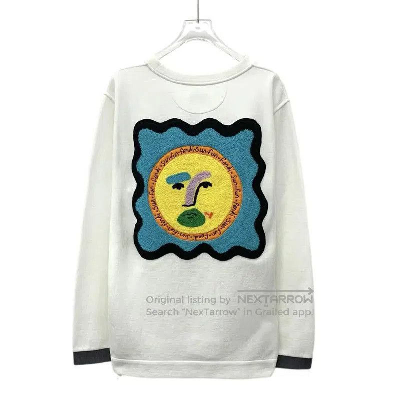 Fendi Fendi White Cotton Men's T-Shirt . Size US L / EU 52-54 / 3 - 2 Thumbnail