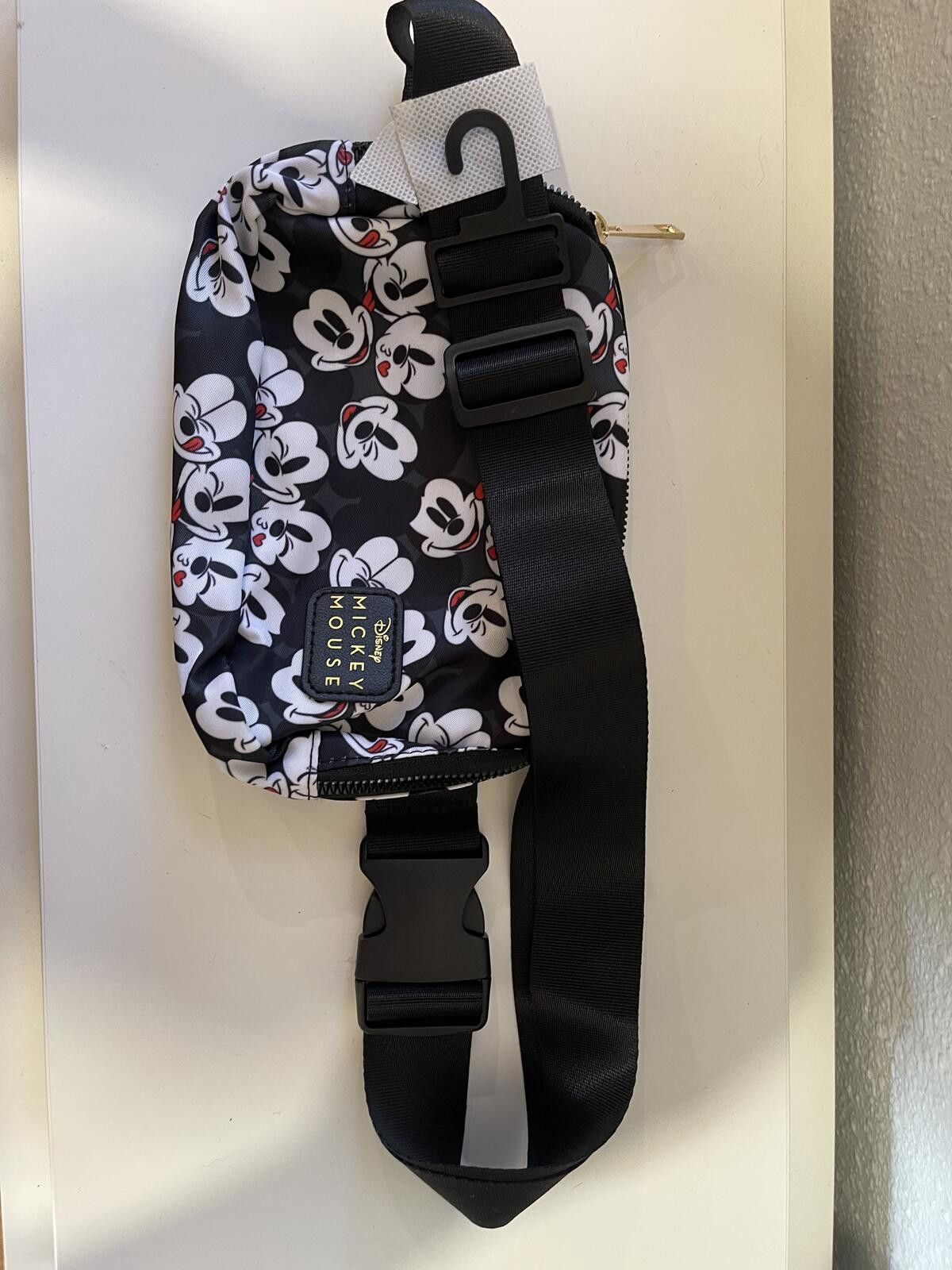 Disney Mickey Mouse Black and White Fanny Pack Waist Bag Size ONE SIZE - 1 Thumbnail