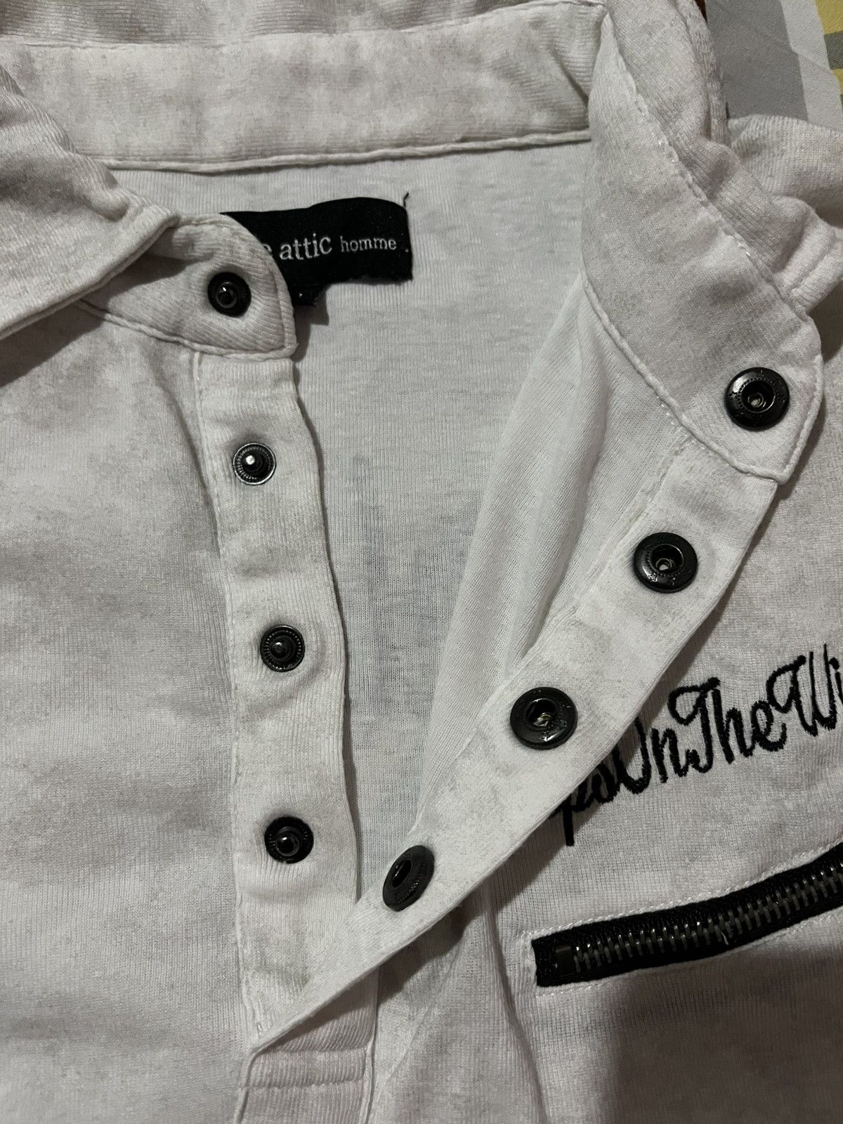 In The Attic × Japanese Brand In The Attic Homme Grey Tie Dye Polo Shirt Size US L / EU 52-54 / 3 - 8 Thumbnail