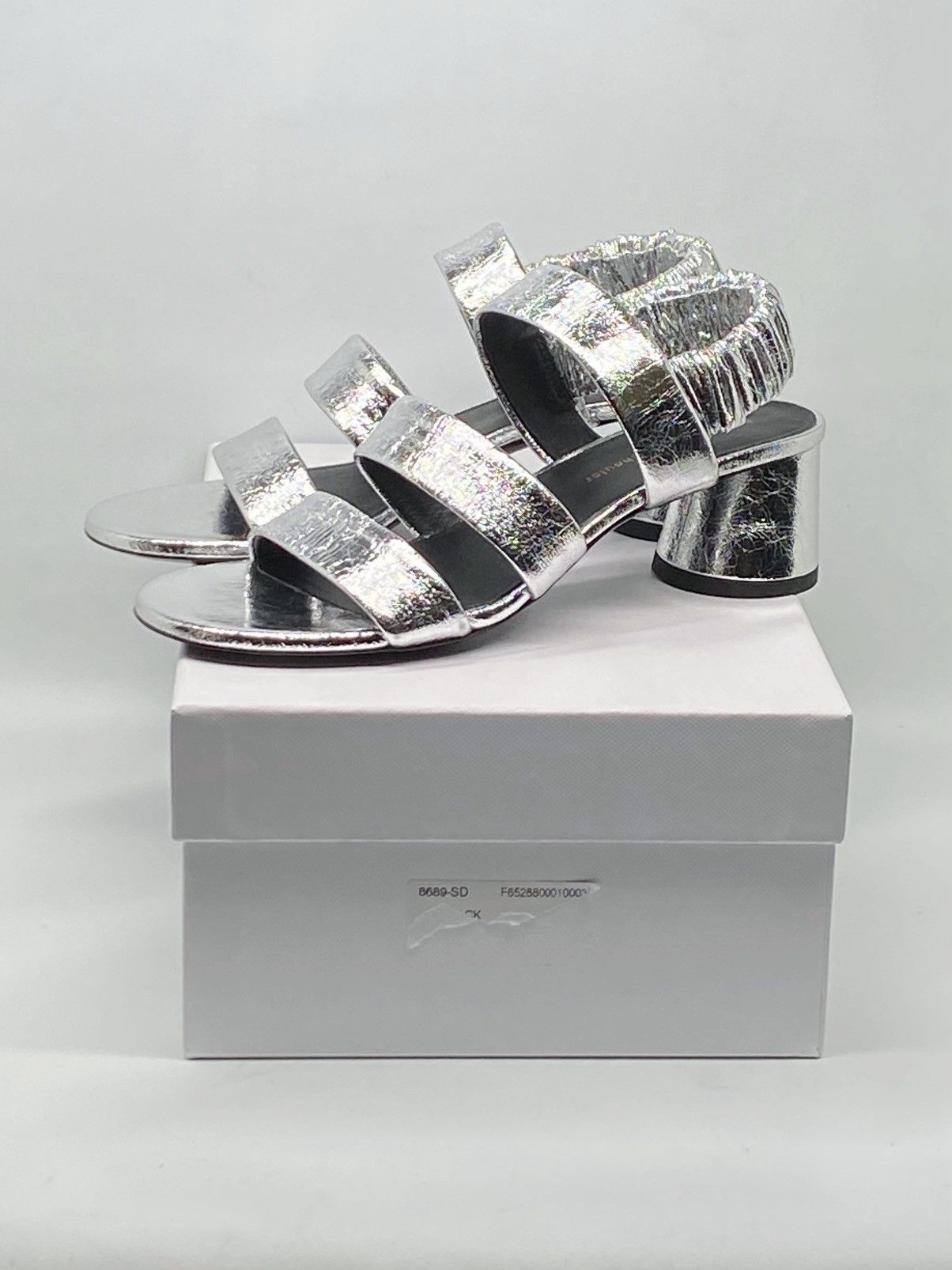 Proenza Schouler Proenza Schouler Silver Slingback Heel Sandals size 36.5 Size US 6.5 / IT 36.5 - 10 Thumbnail