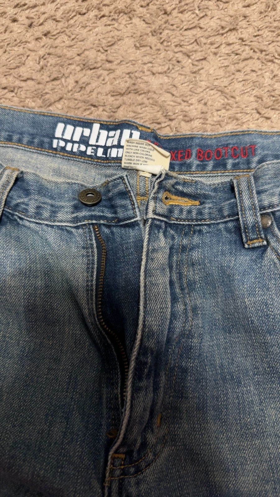 Urban Pipeline × Vintage Urban pipeline retro vintage skater blue jeans 36/30 Size US 36 / EU 52 - 4 Thumbnail
