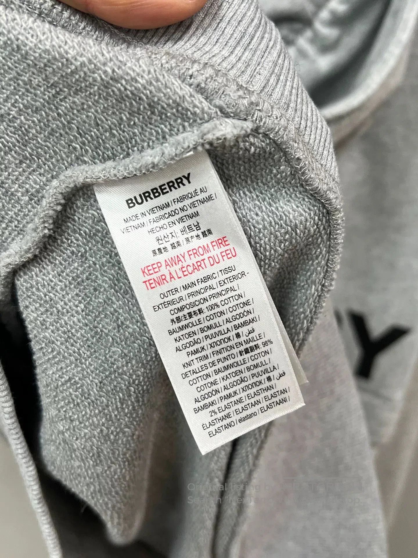 Burberry Burberry Pocket Hoodie. Size US S / EU 44-46 / 1 - 3 Thumbnail