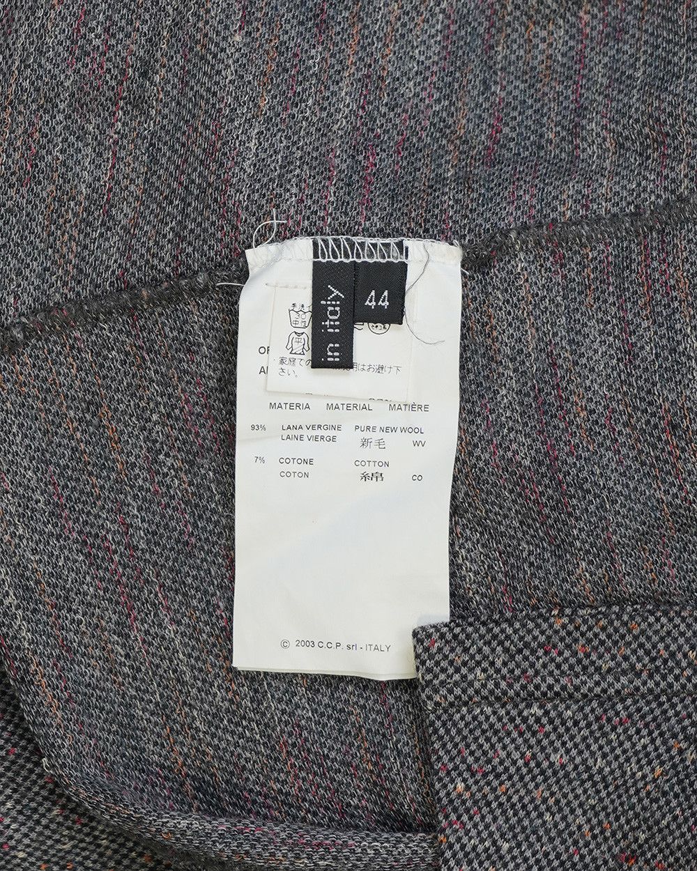 Carol Christian Poell Carol Christian Poell Tweed Sweater - FW03 "Inner Space" Size US S / EU 44-46 / 1 - 6 Thumbnail
