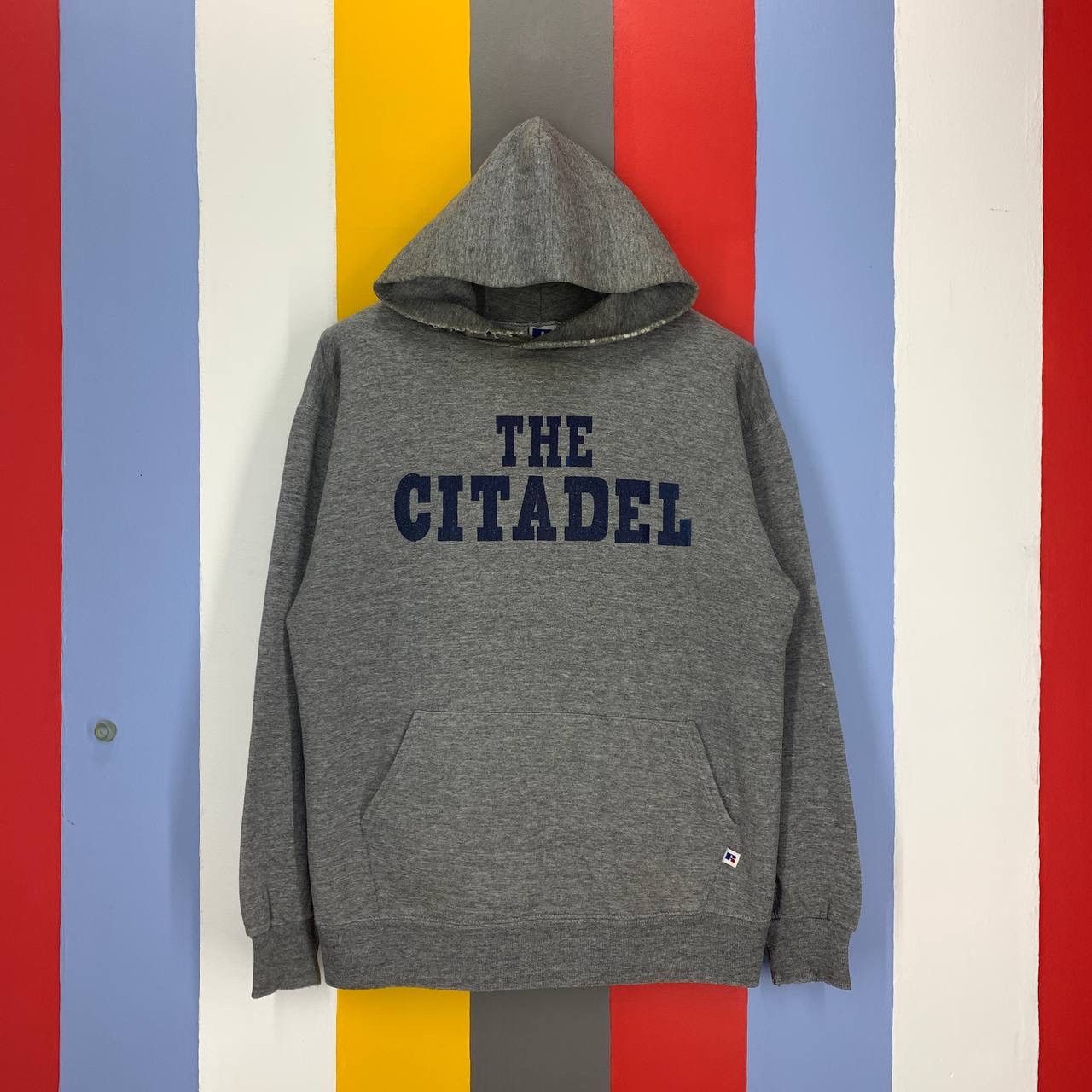 Russell Athletic 90s Vintage RUSSELL THE CITADEL Hoodie #2419-13 Size US L / EU 52-54 / 3 - 1 Thumbnail