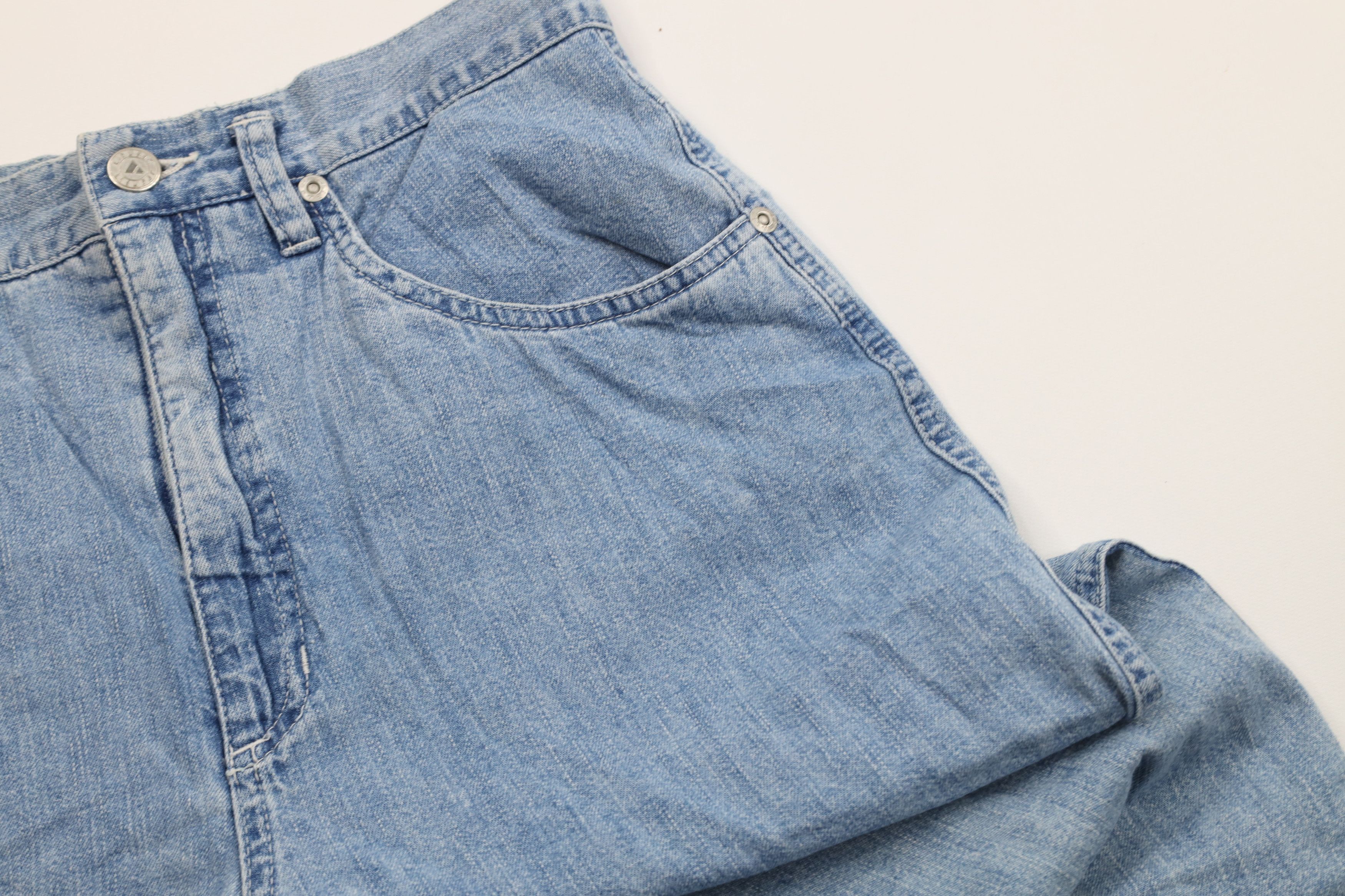 Vintage Vintage 90s Streetwear Tapered Leg Denim Jeans Pants Blue Size 30" / US 8 / IT 44 - 6 Thumbnail