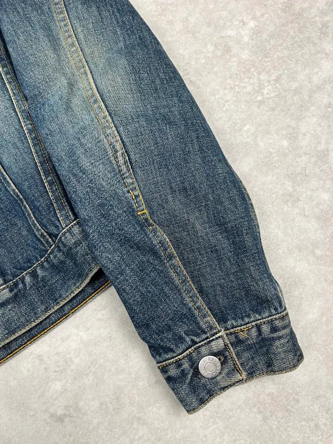 Helmut Lang AW1999 Helmut Lang Blue Eroded Denim Jacket Size US M / EU 48-50 / 2 - 9 Thumbnail