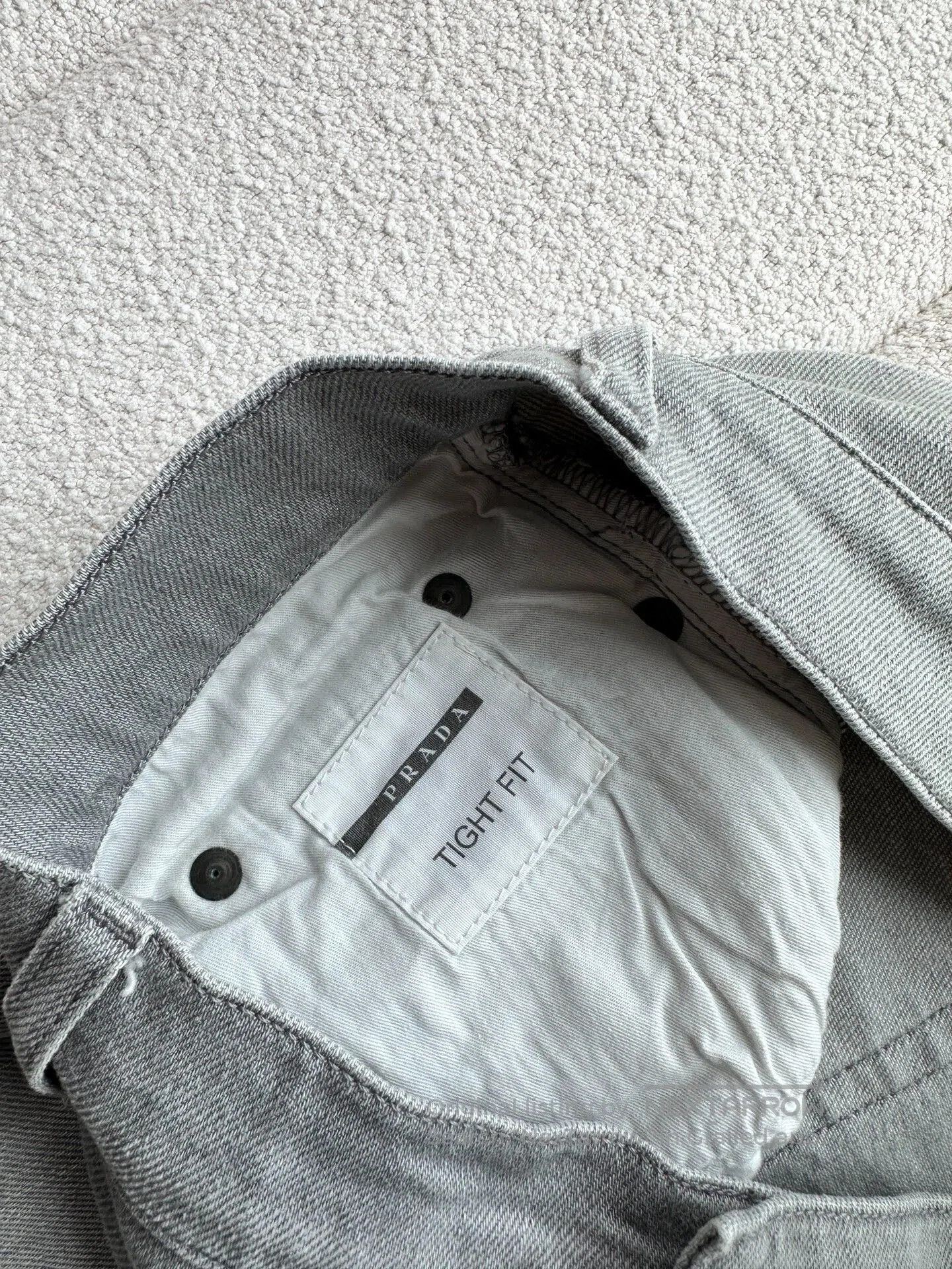 Prada prada men's casual gray jeans. Size US 34 / EU 50 - 7 Thumbnail