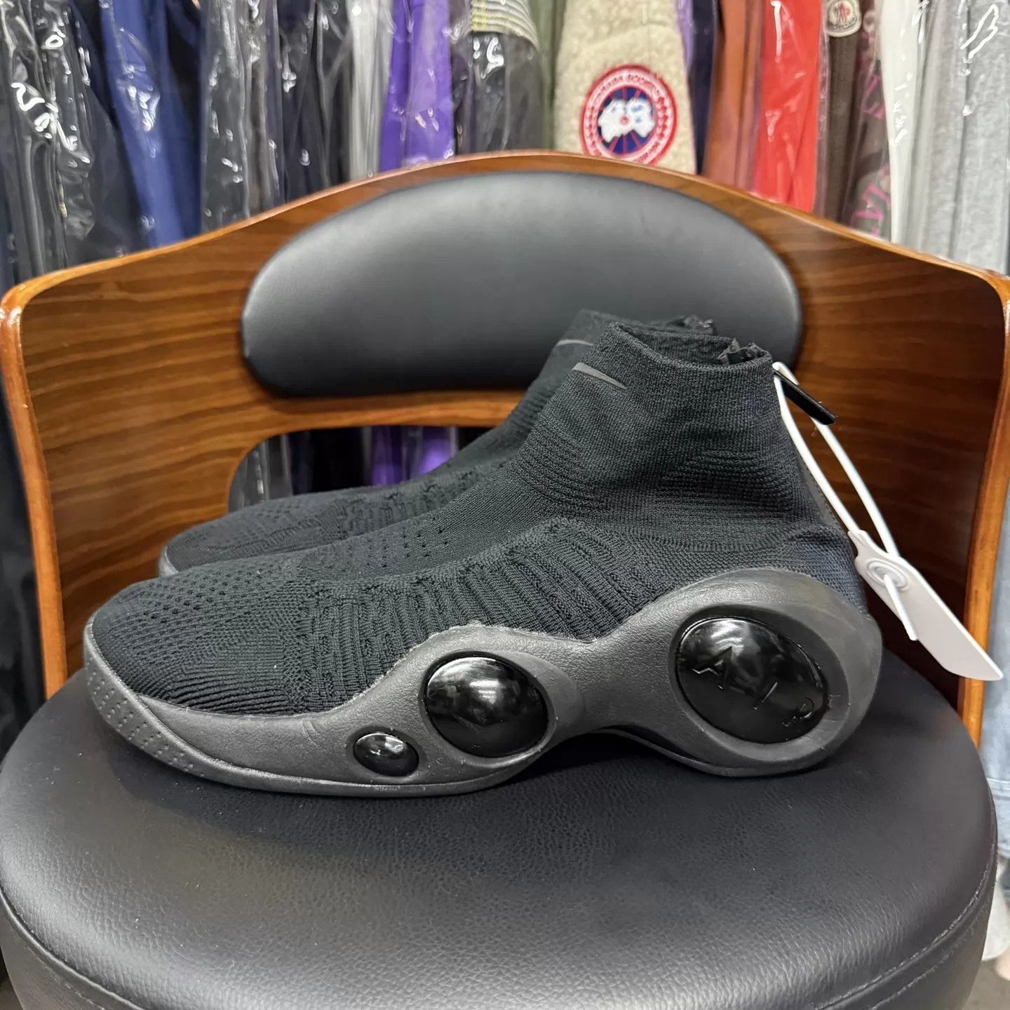 Nike Nike Air Flight Bonafide Triple Black 'Big Eyes' 44.5 Size US 11.5 / EU 44-45 - 6 Thumbnail