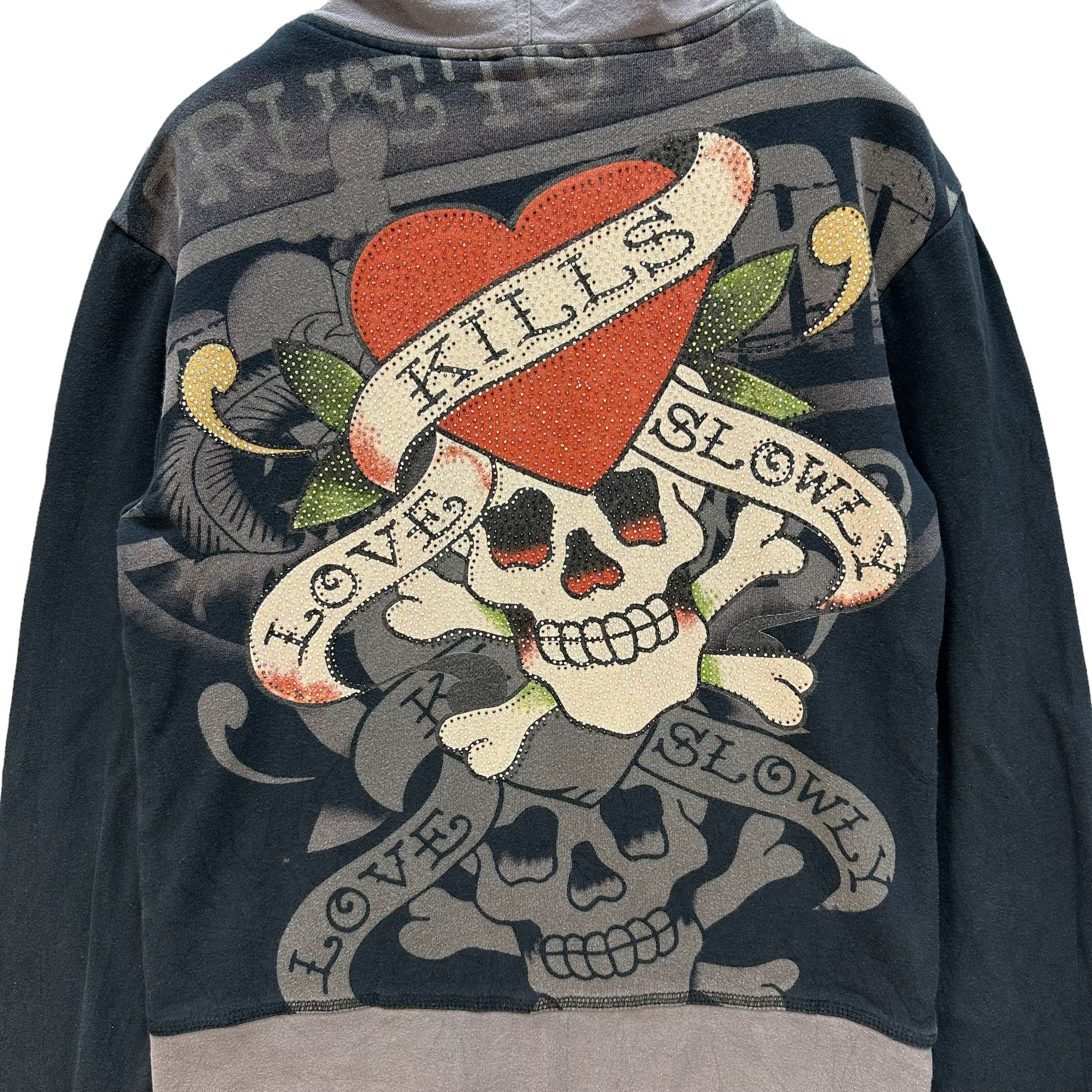 Christian Audigier Ed Hardy by Christian Audigier Fullprint Hoodies #9091-56 Size US S / EU 44-46 / 1 - 2 Thumbnail