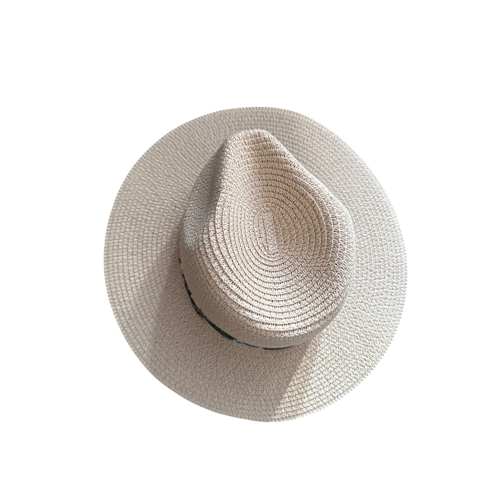 Other Lucky 7 Womens Straw Sun Hat With Tropical Band Made Of 100% Size ONE SIZE - 2 Thumbnail