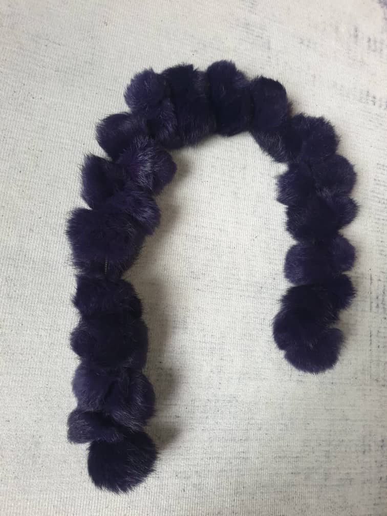 Japanese Brand See paper purple colour neck warmer Size ONE SIZE - 6 Thumbnail
