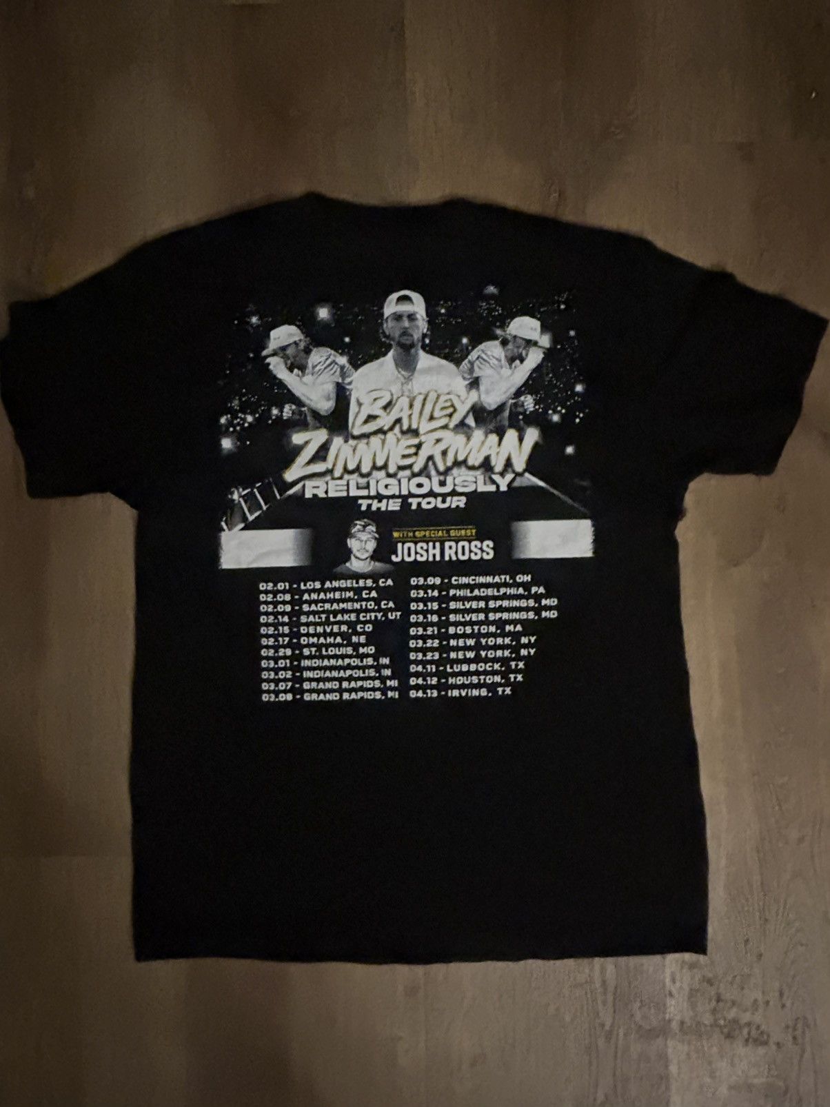 Band Tees “Religiously” Tour Bailey Zimmerman Size US L / EU 52-54 / 3 - 2 Thumbnail
