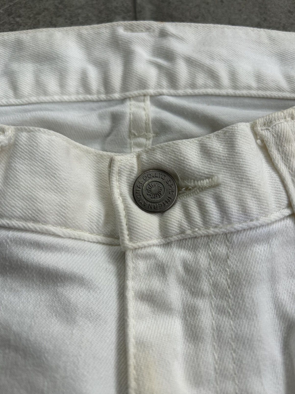 Tornado Mart Tornado Mart Zero Bootcut White Jeans Size US 31 - 4 Thumbnail
