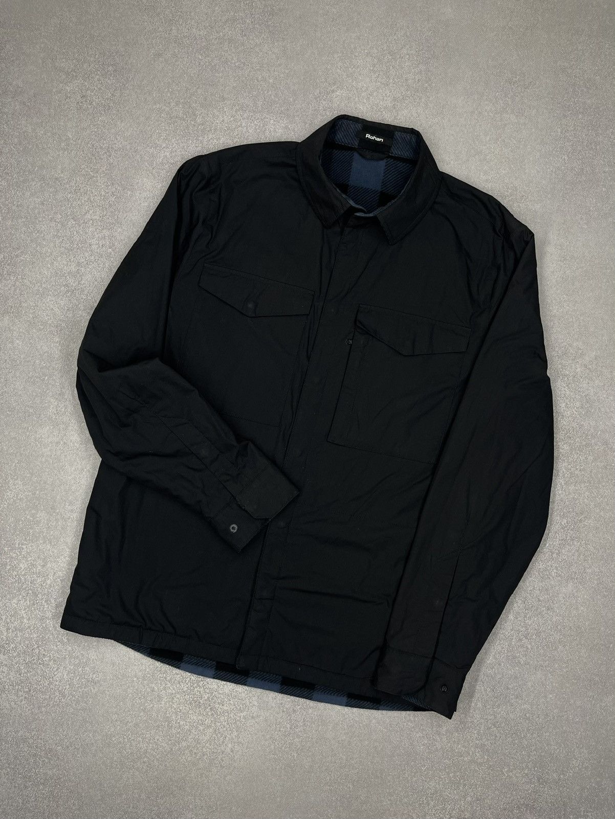 Other Rohan Field Reversible Insulated Jacket Black / Blue Flannel Size US M / EU 48-50 / 2 - 1 Thumbnail