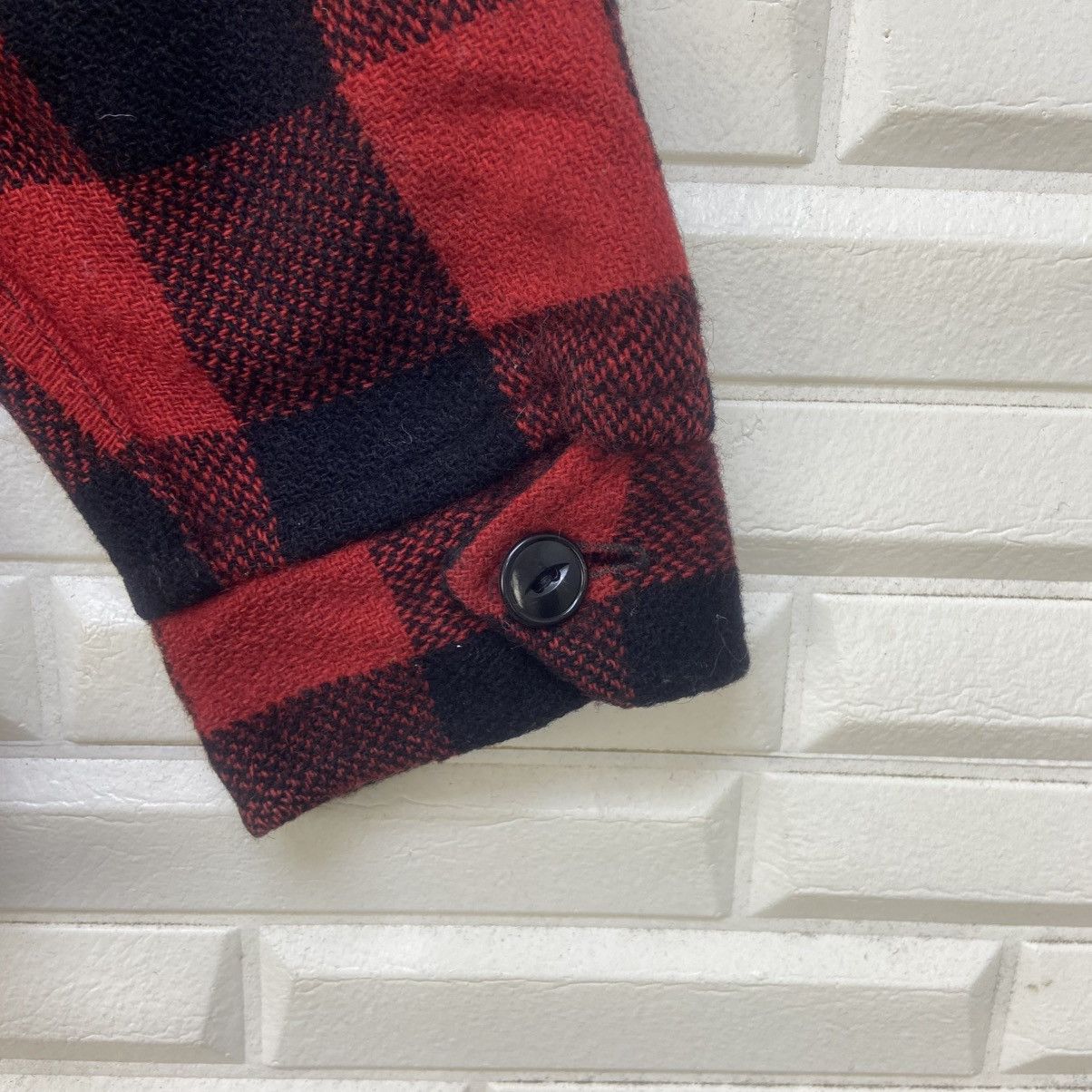 Vintage Vintage 70s Amalgamated Red Buffalo Checks Wool Flannel Size US S / EU 44-46 / 1 - 9 Thumbnail