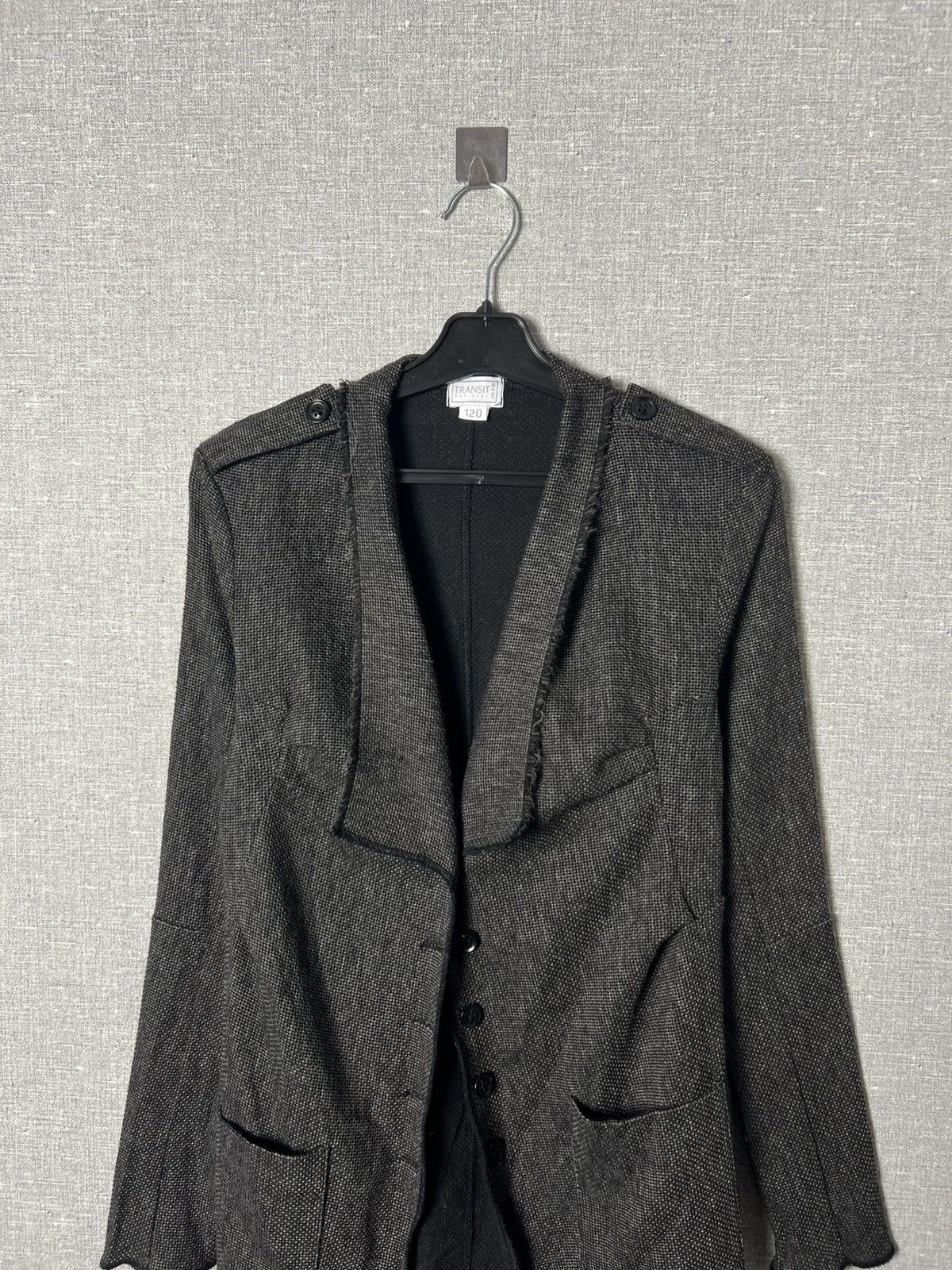 Transit Uomo Transit Par Such Long Button Cardigan Viscose & Wool Coat Size S / US 4 / IT 40 - 8 Thumbnail