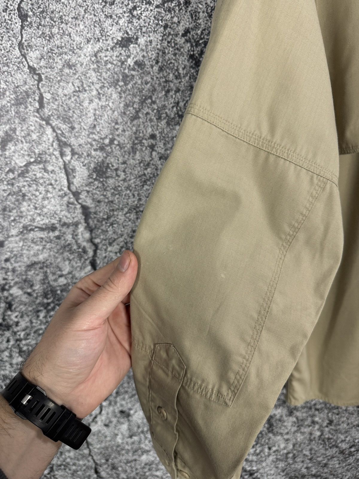 5.11 Mens 5.11 Tactical Series Long Sleeve Shirt Army Button Up Size US L / EU 52-54 / 3 - 14 Thumbnail