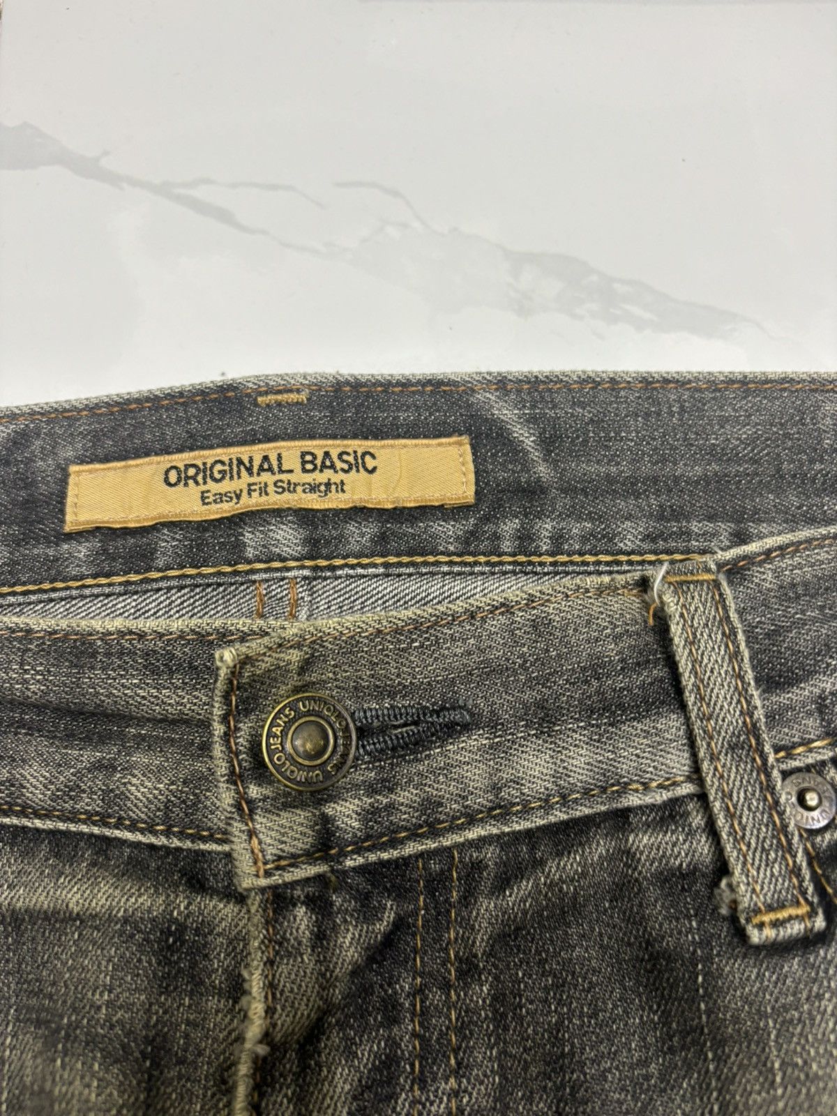 Undercover × Uniqlo VINTAGE S-003 DISTRESSED RIPS DENIM UNIQLO UNDERCOVER STYLE Size US 35 - 10 Thumbnail