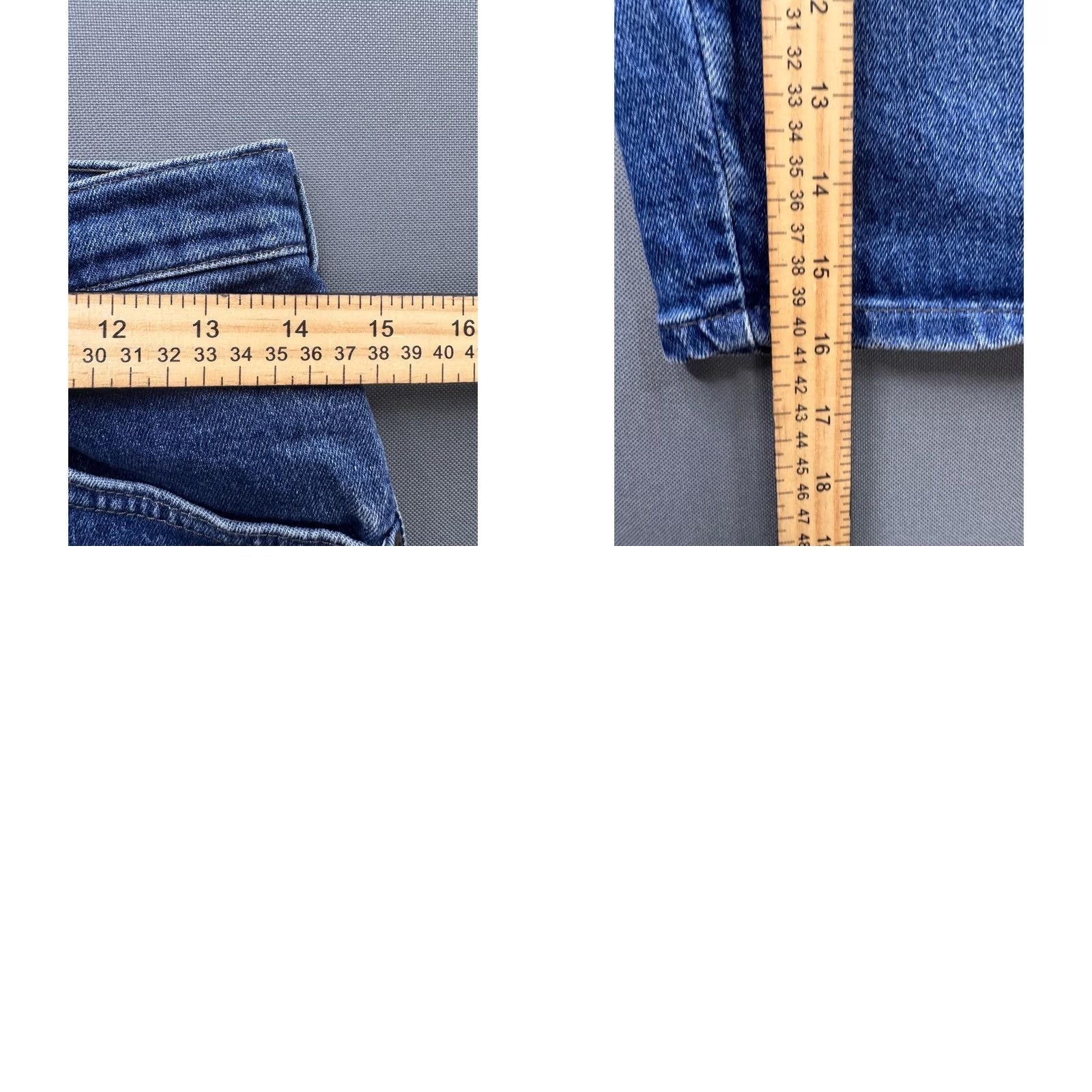 Lee VINTAGE Lee Capri Jeans Womens Blue High Rise Straight Leg Cropped Denim 29W 29 Inseam 16in 90s Women Jeans Size 29" - 8 Thumbnail