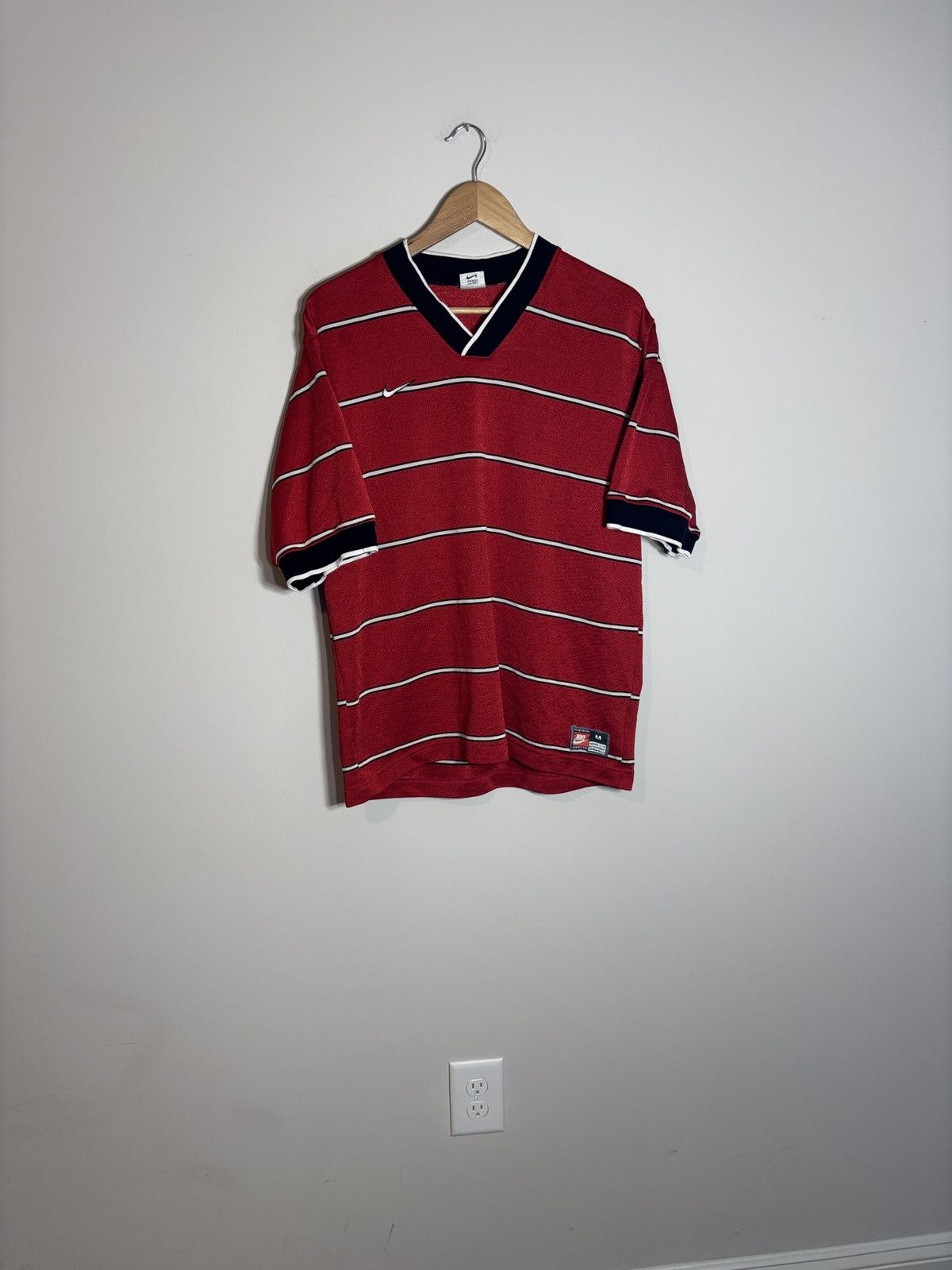 Nike Vintage Nike Soccer Jersey 90s Size US M / EU 48-50 / 2 - 1 Thumbnail
